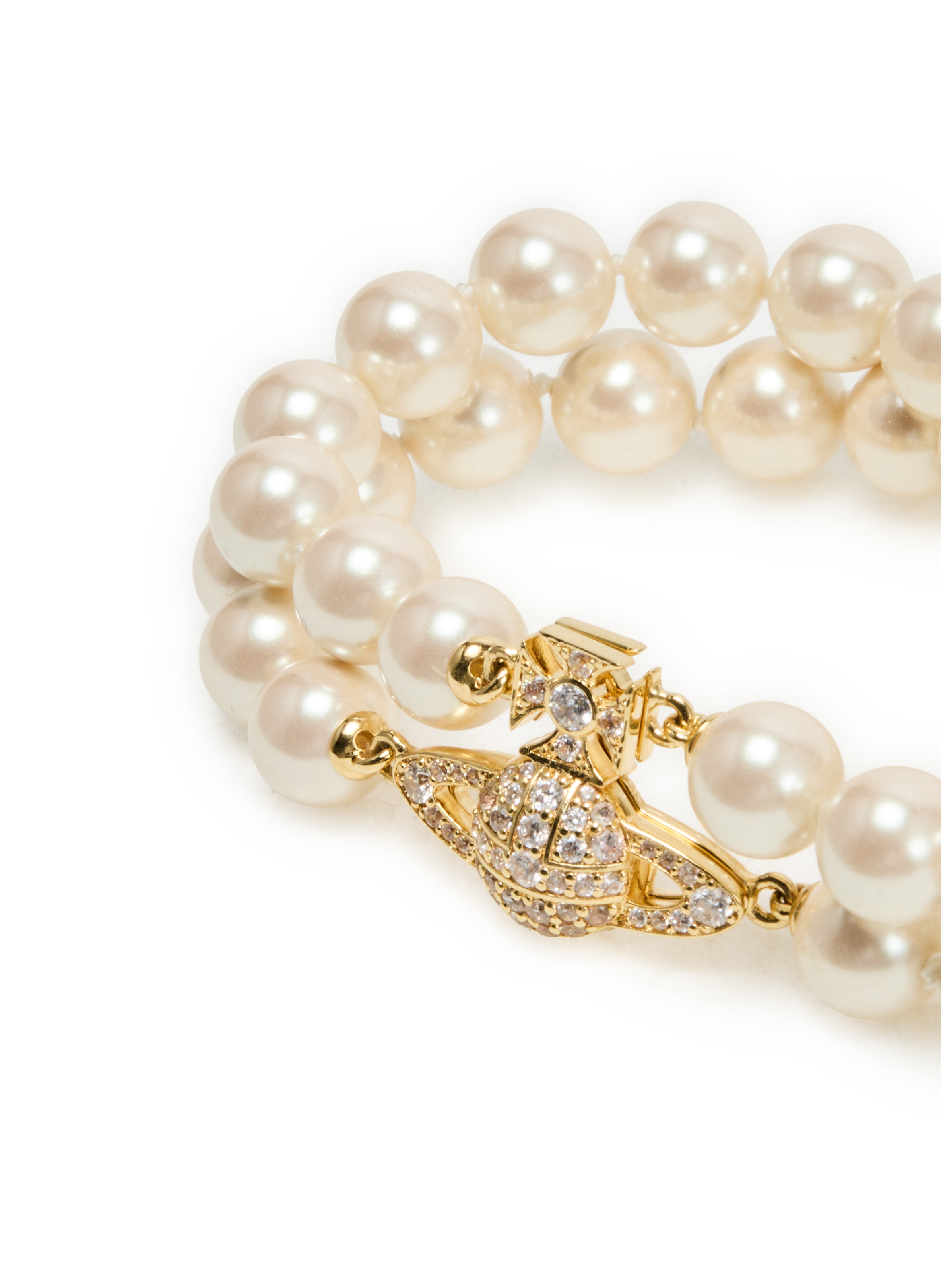Graziella beaded bracelet VIVIENNE WESTWOOD Golden