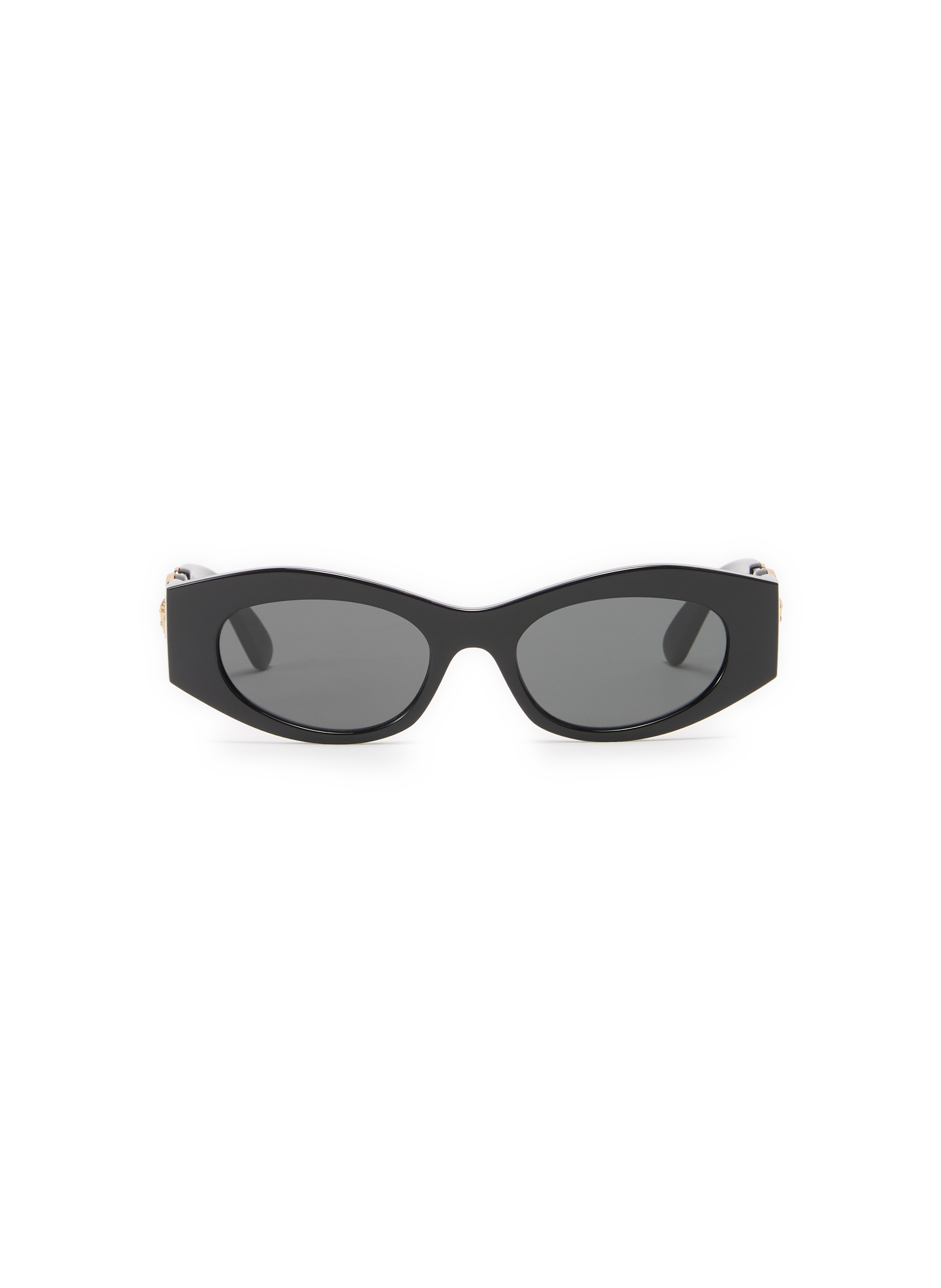 VERSACE Lunettes de soleil ovales Multicolore