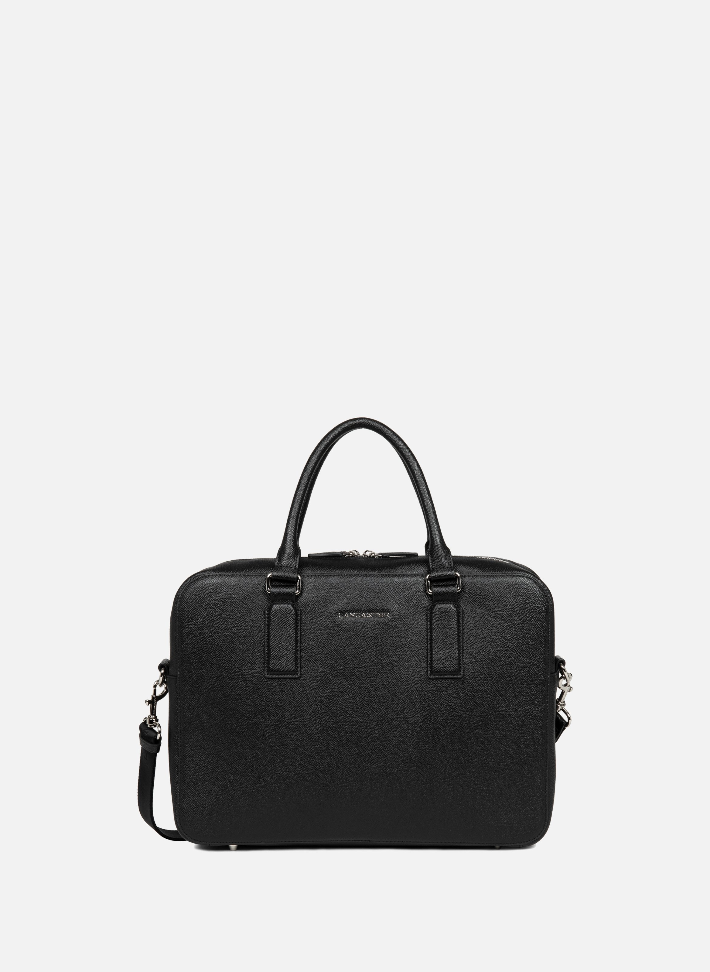 Portfolio document holder bag - Delphino Lucas LANCASTER Black