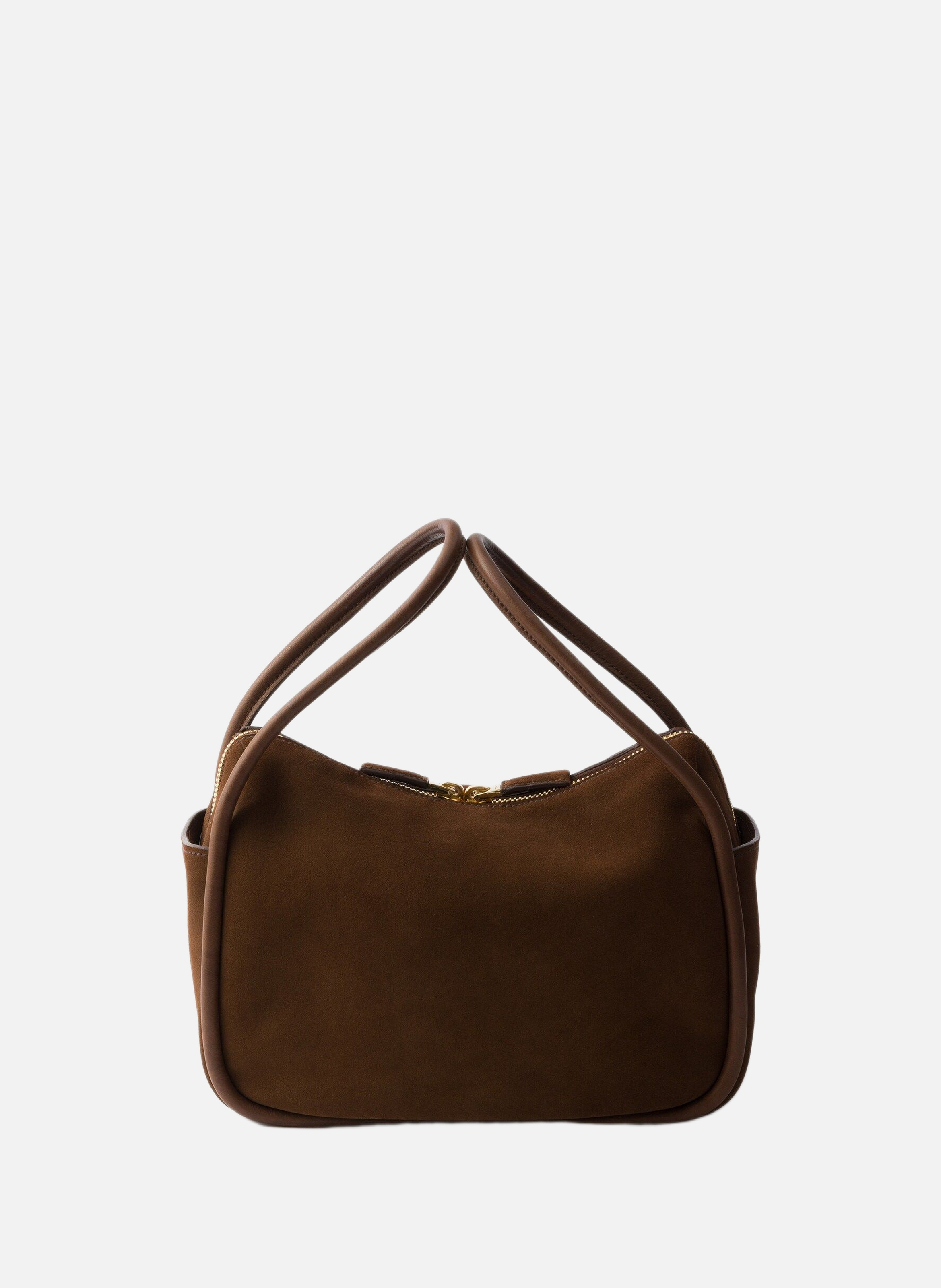 Sac prada darling en daim PRADA Marron