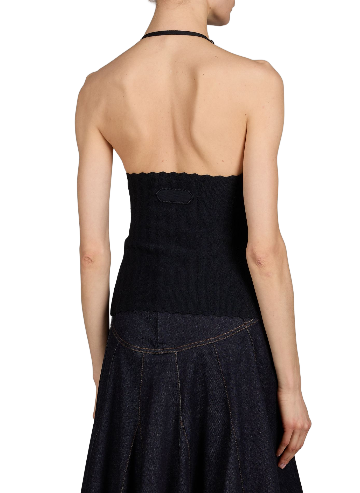 Top La Maille Tablier côtelé JACQUEMUS Bleu