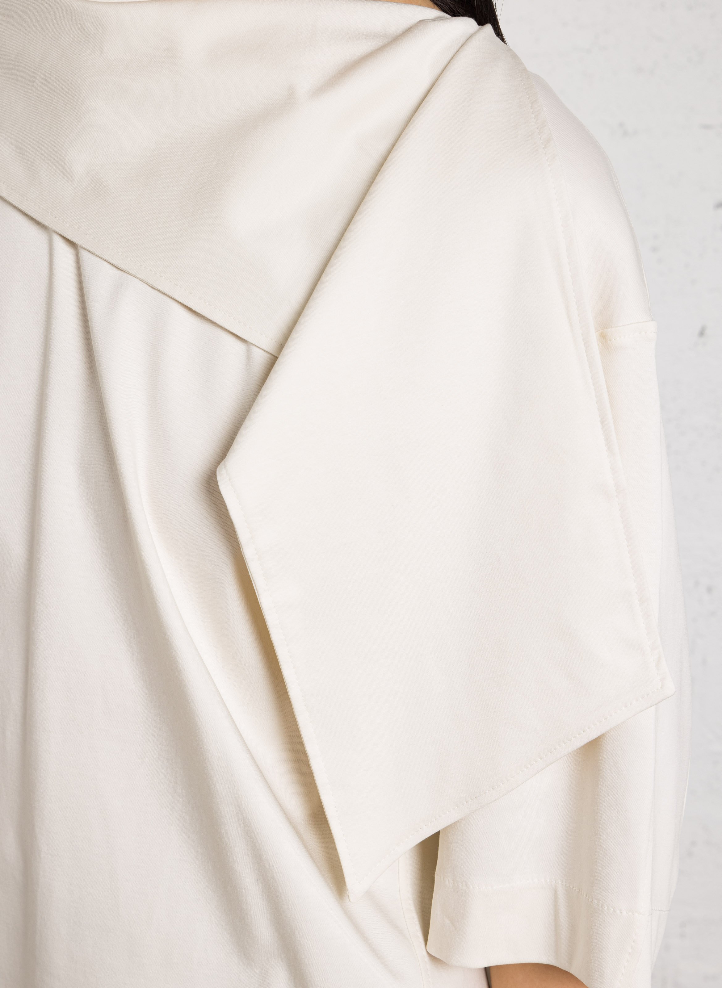 Top col rond en coton bio helena SOEUR Blanc