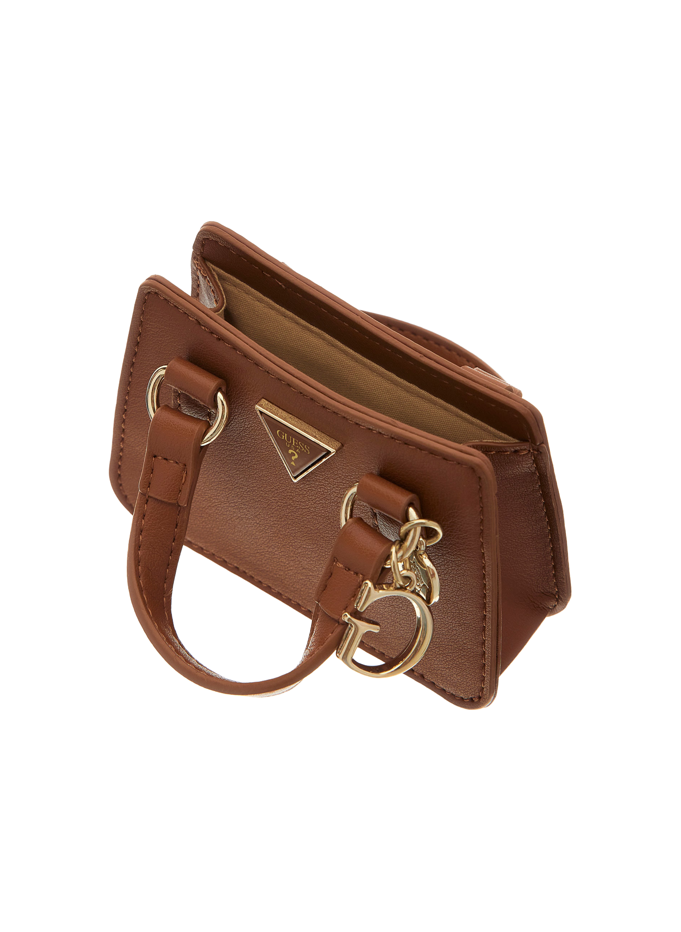 ¨Porte-clés Miscellaneous petit sac GUESS Marron