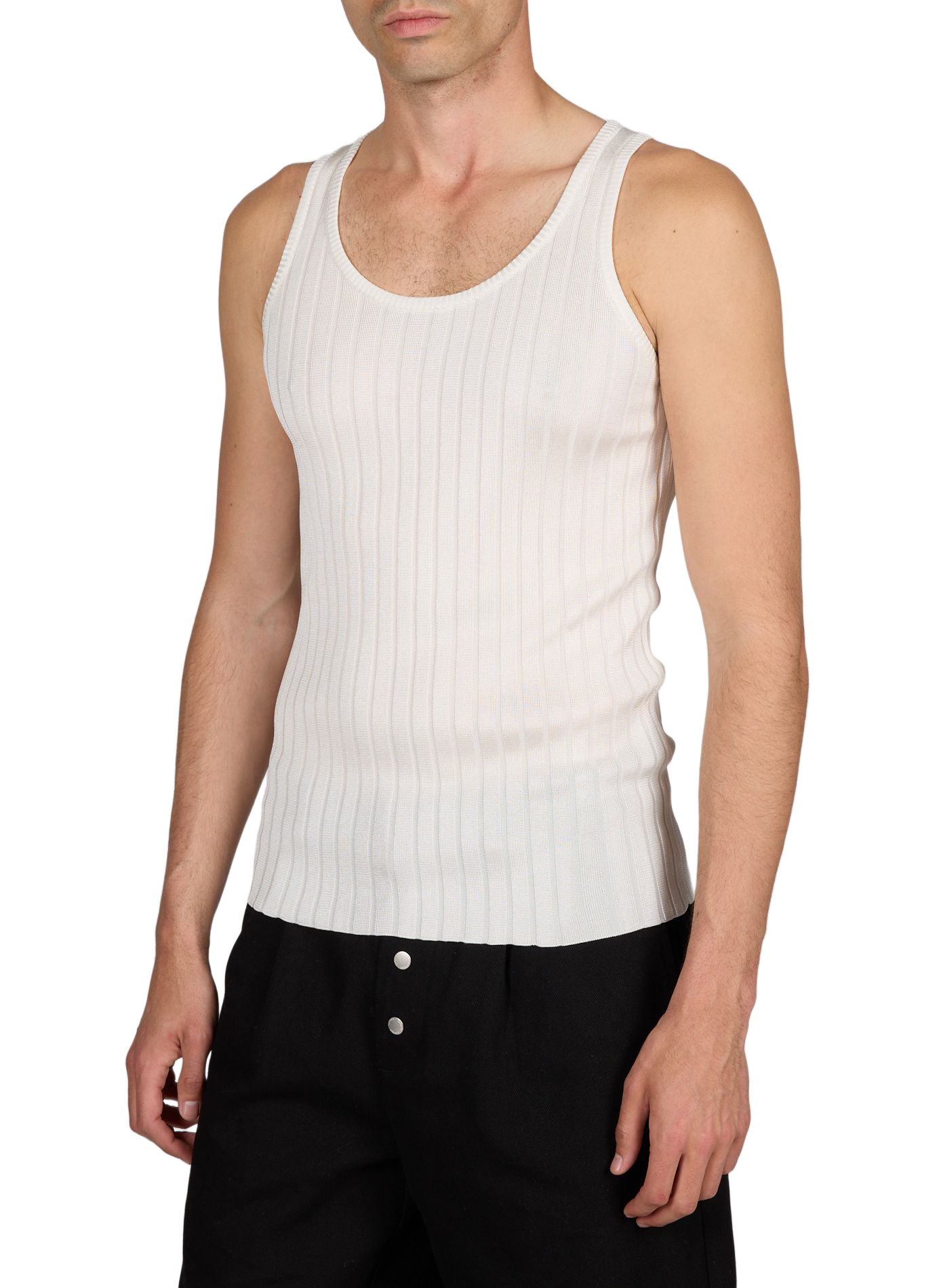 Débardeur col rond AMIRI Blanc