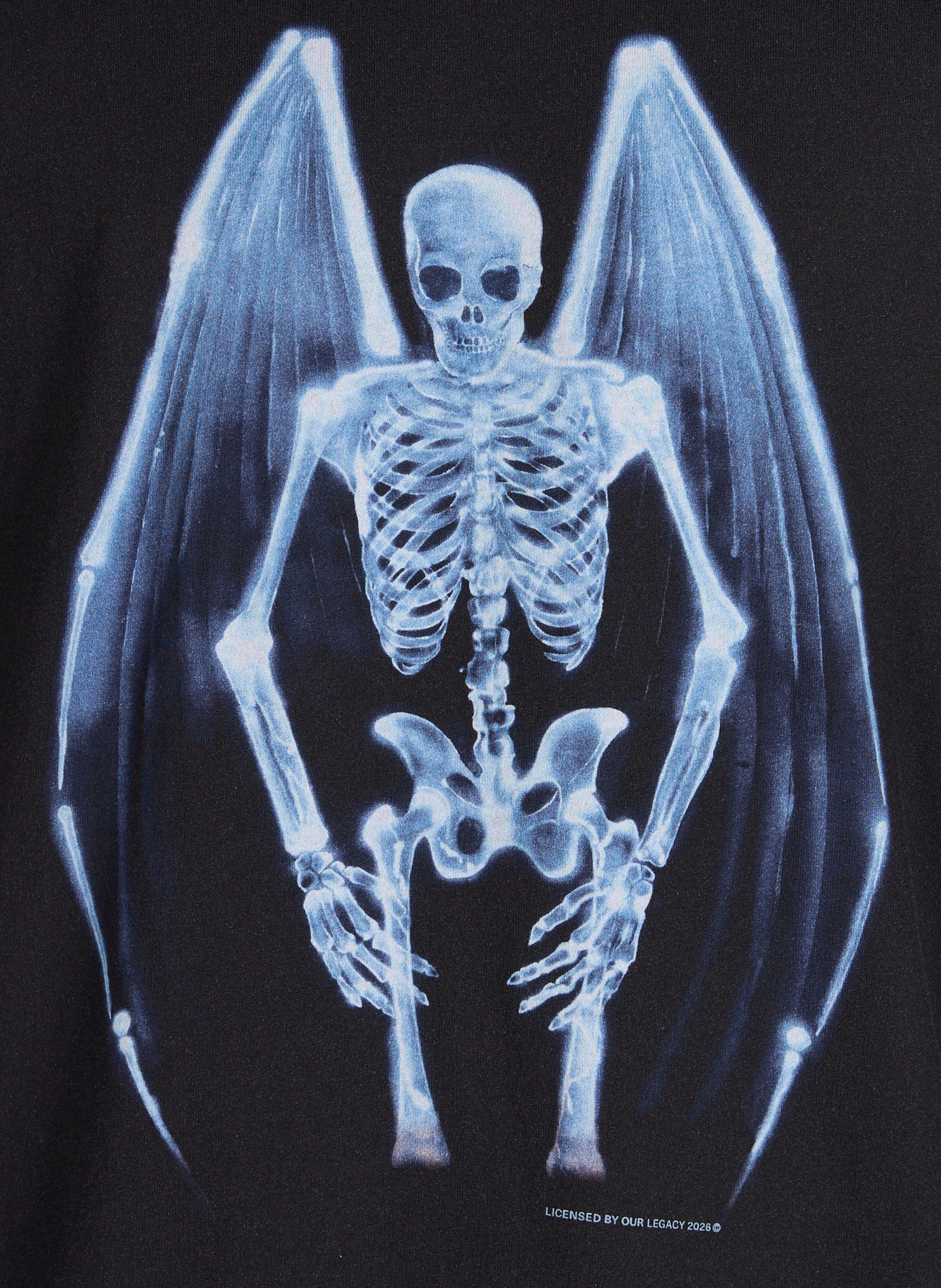 Camiseta estampada de algodón OUR LEGACY Negro