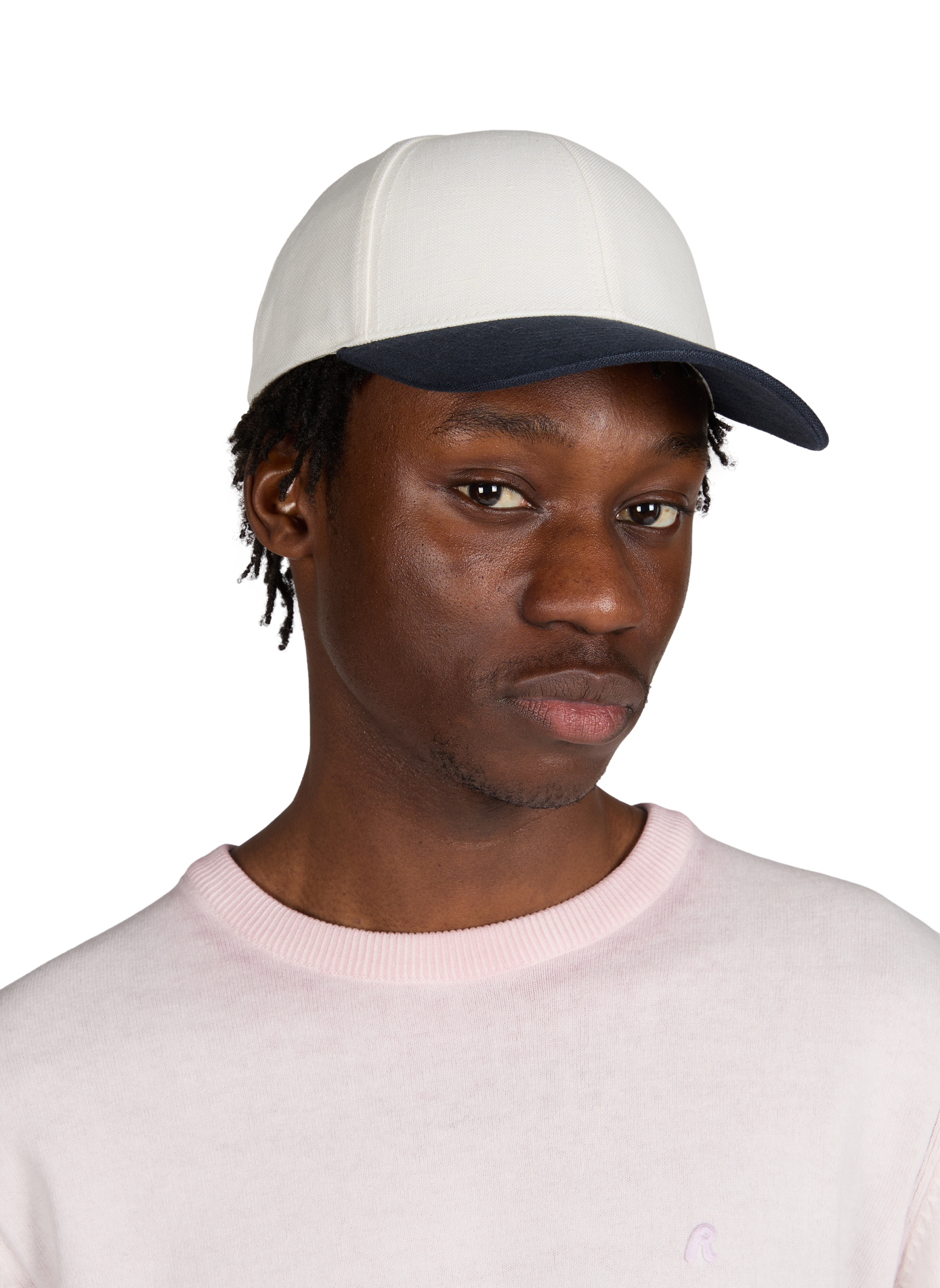 Linen baseball cap VARSITY Blue