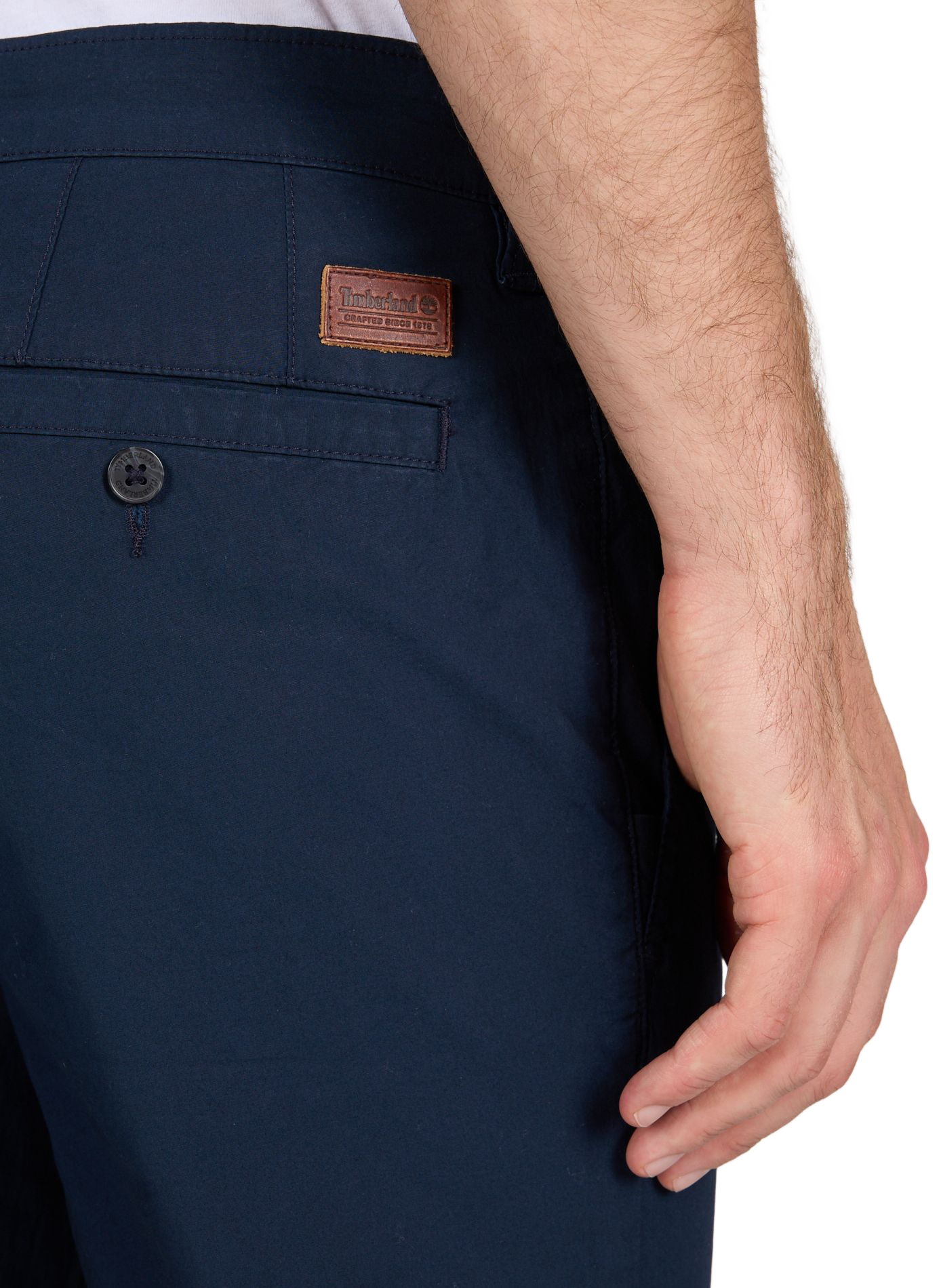 Pantalon chino droit uni TIMBERLAND Bleu