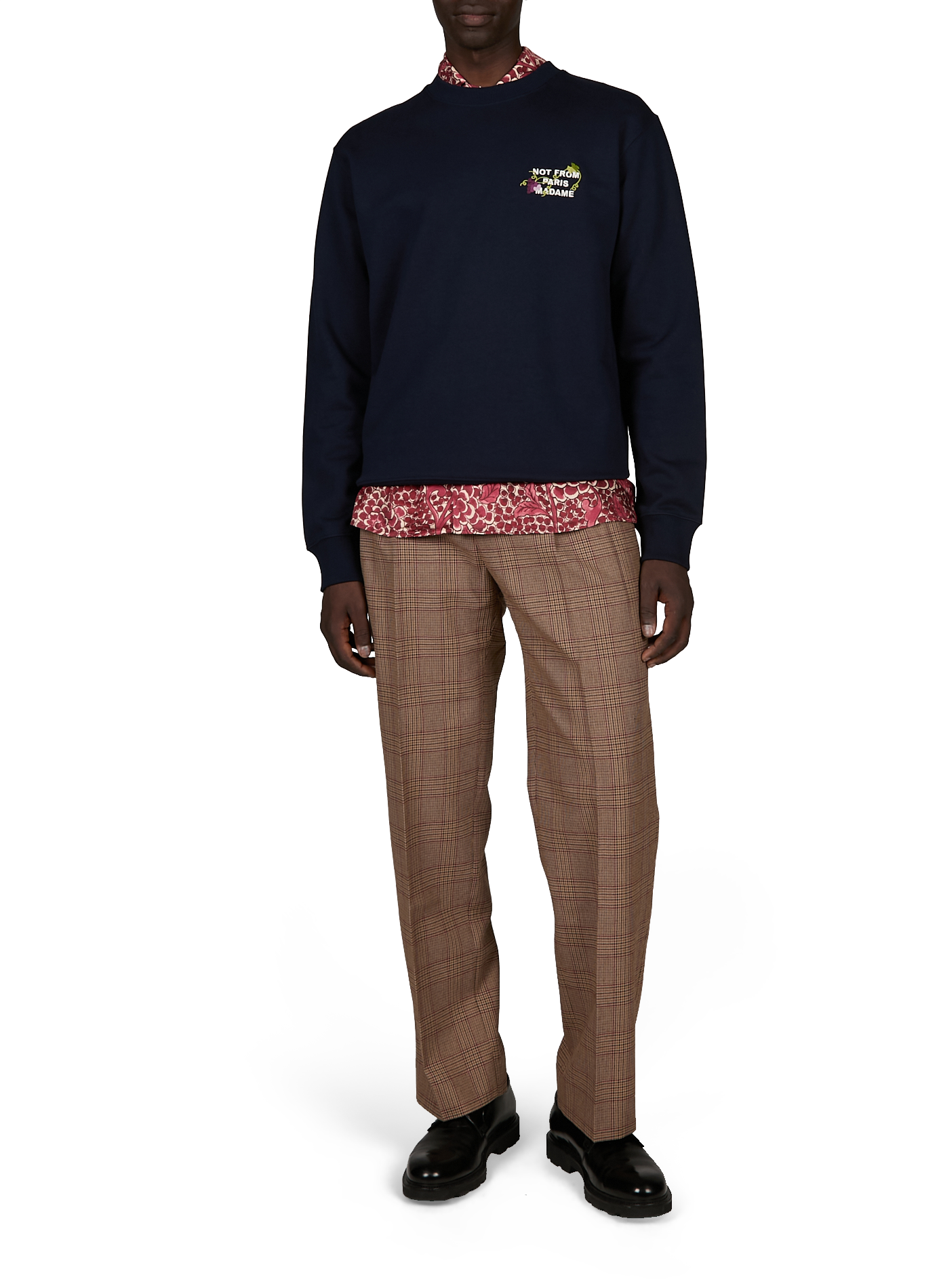 Katoenen sweater DROLE DE MONSIEUR Blauw
