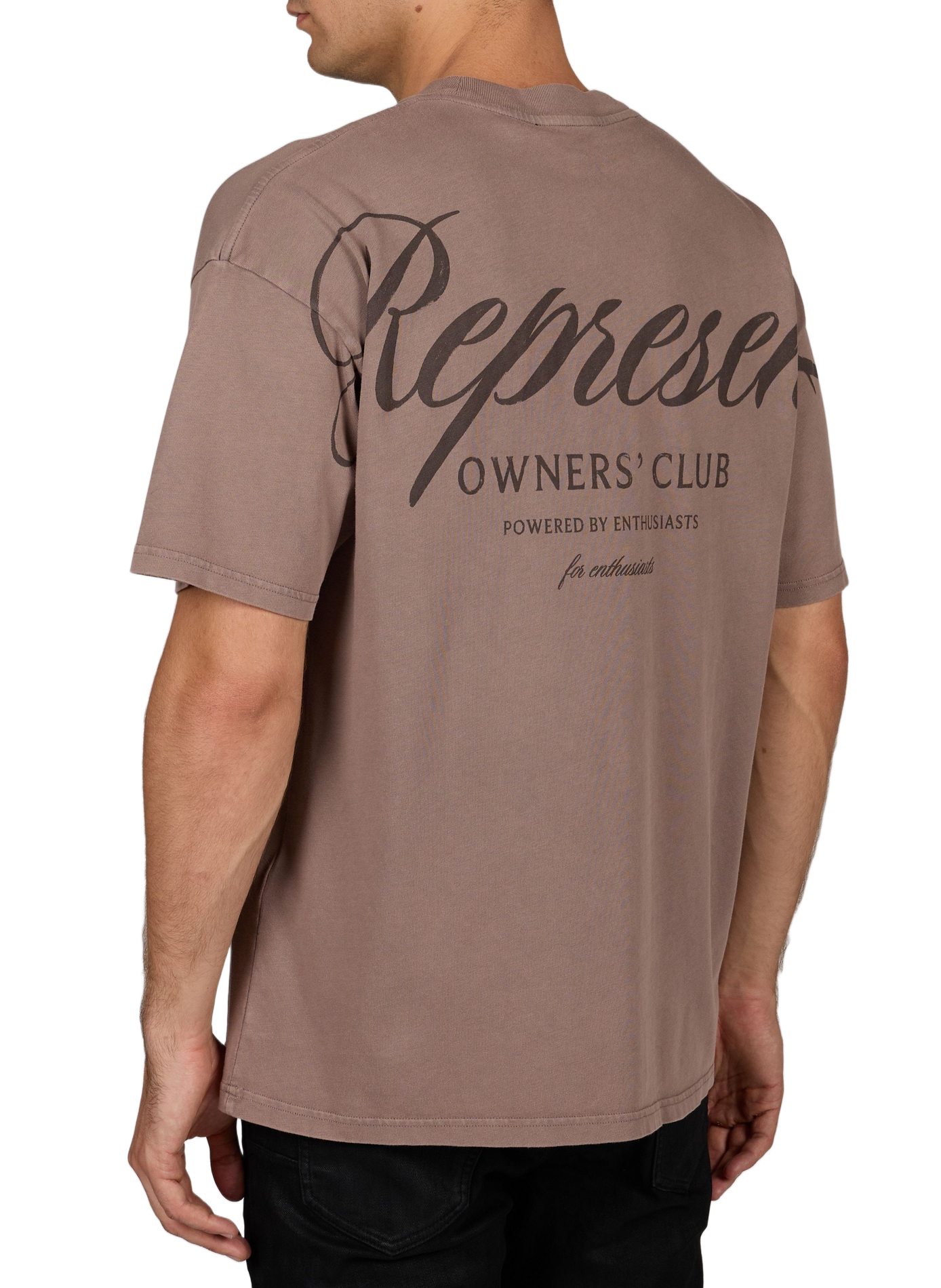 Tee-shirt en coton REPRESENT Marron