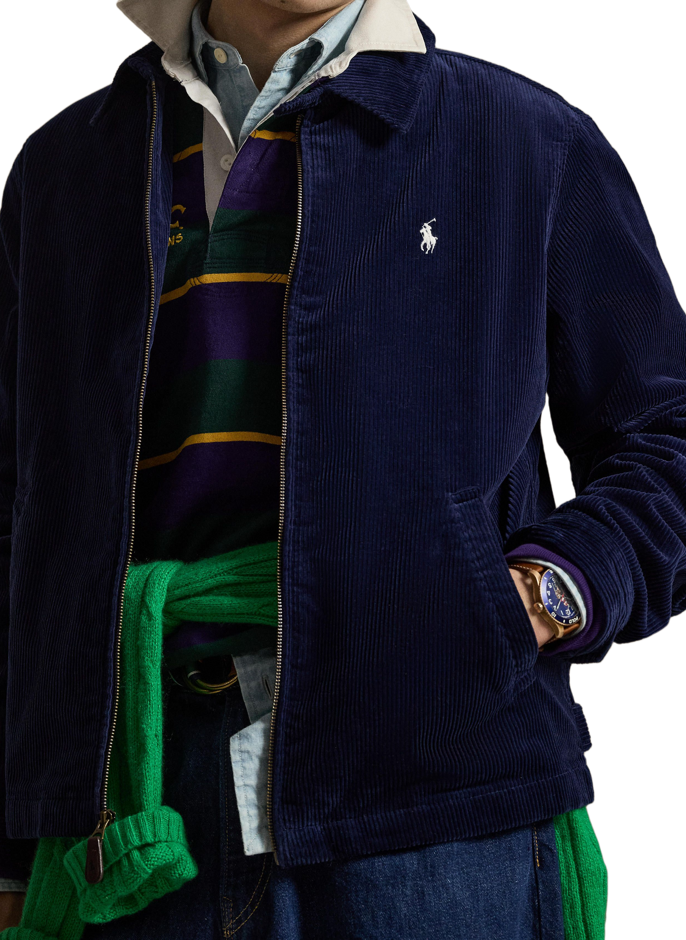 Veste en velours côtelé | Bleu POLO RALPH LAUREN Homme