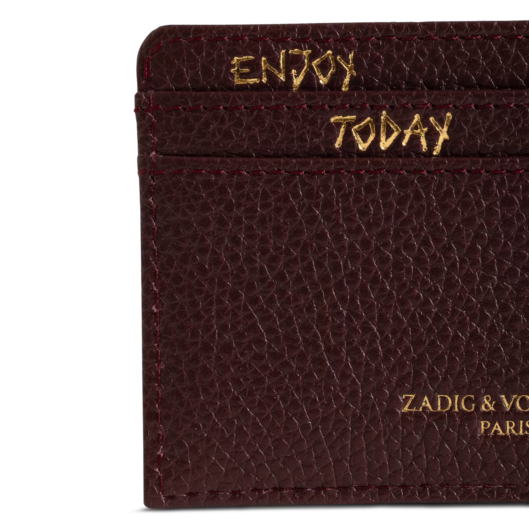 Lederen kaarthouder zv pass | Paars ZADIG&VOLTAIRE Dames