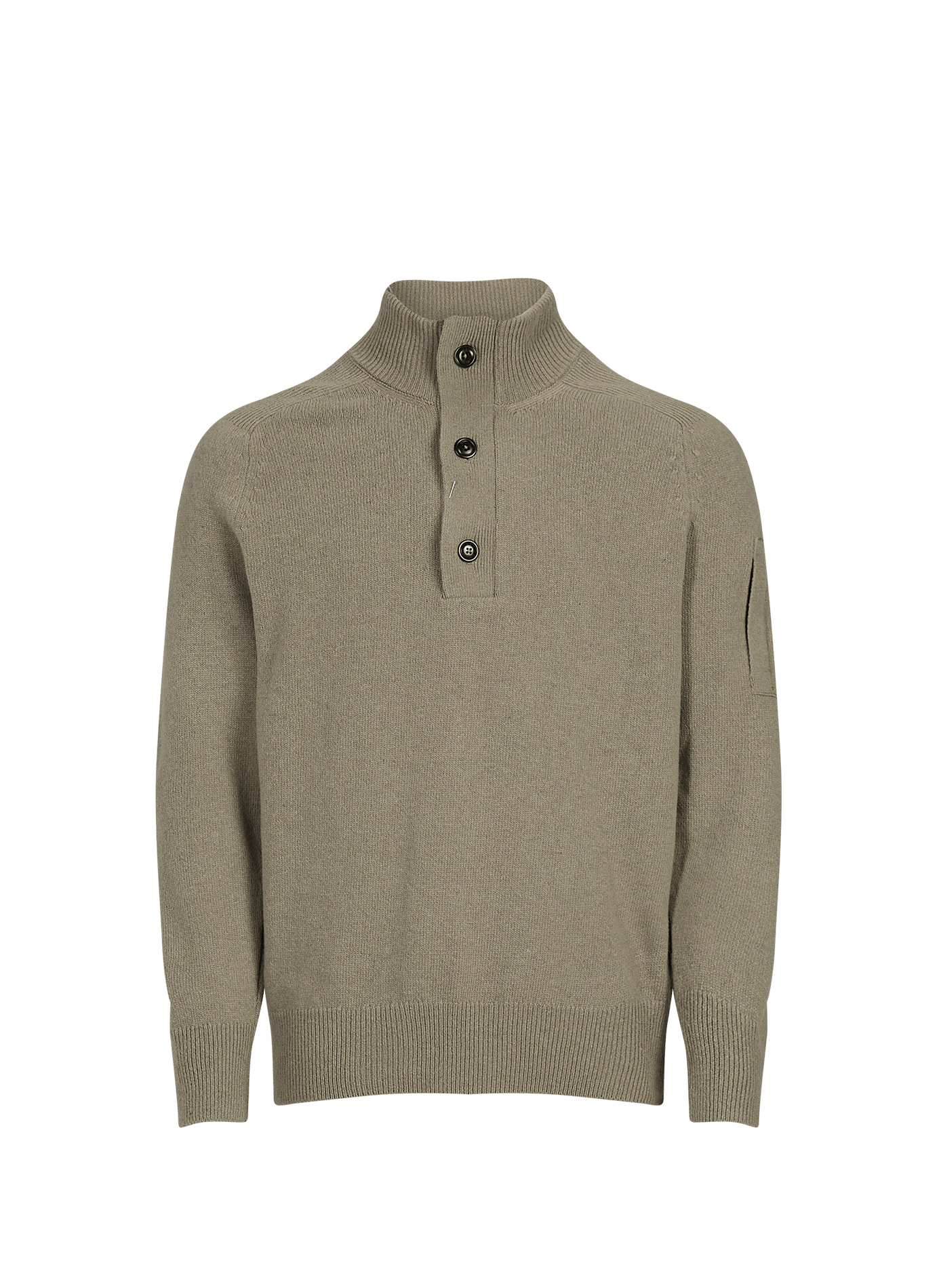 Sweatshirt droit en laine mélangé CP COMPANY Gris
