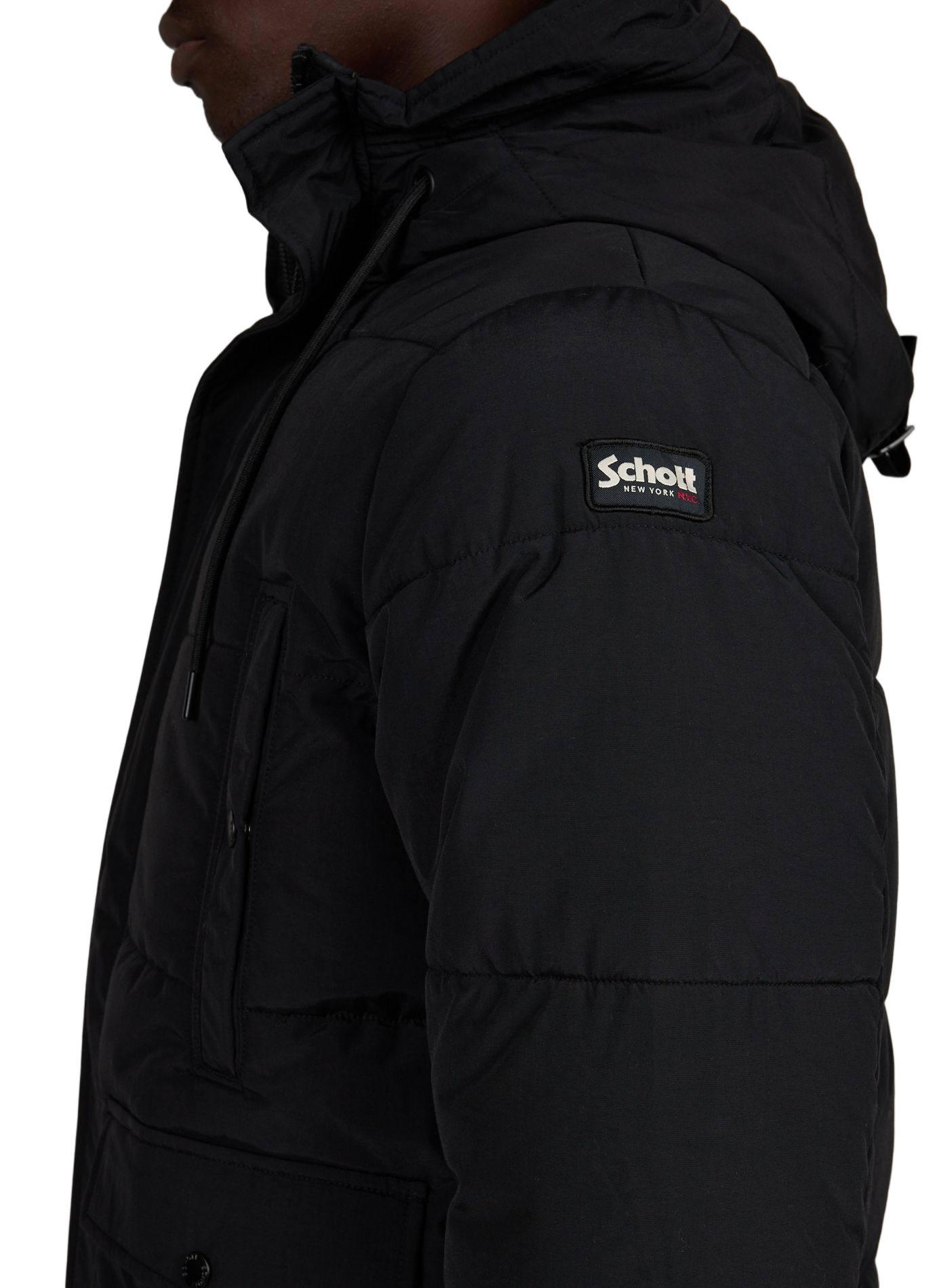 Parka KALI à capuche SCHOTT Noir