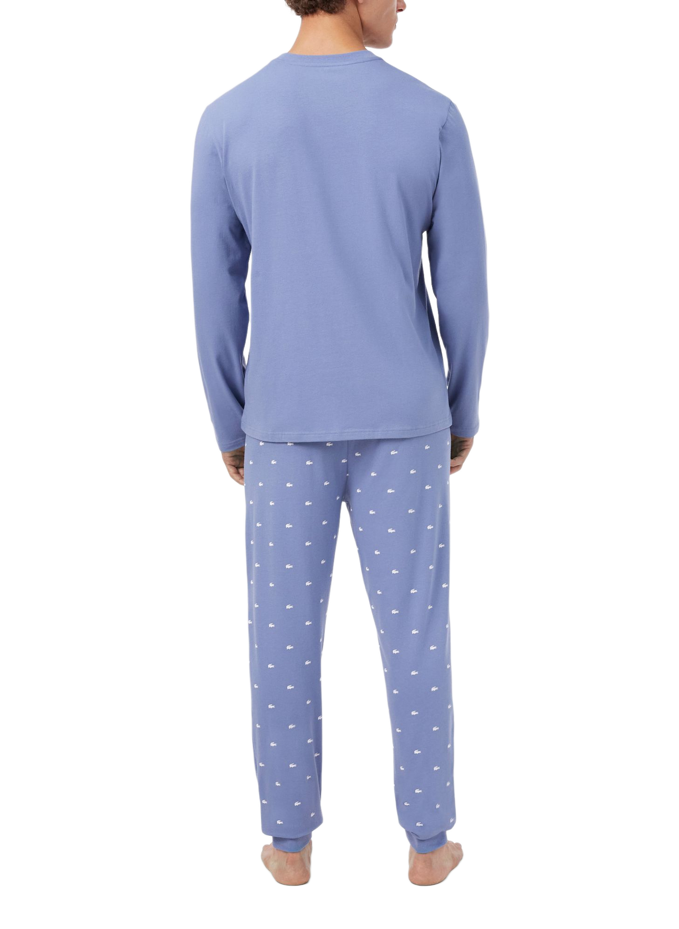 Ensemble de pyjama en coton mélangé LACOSTE Bleu