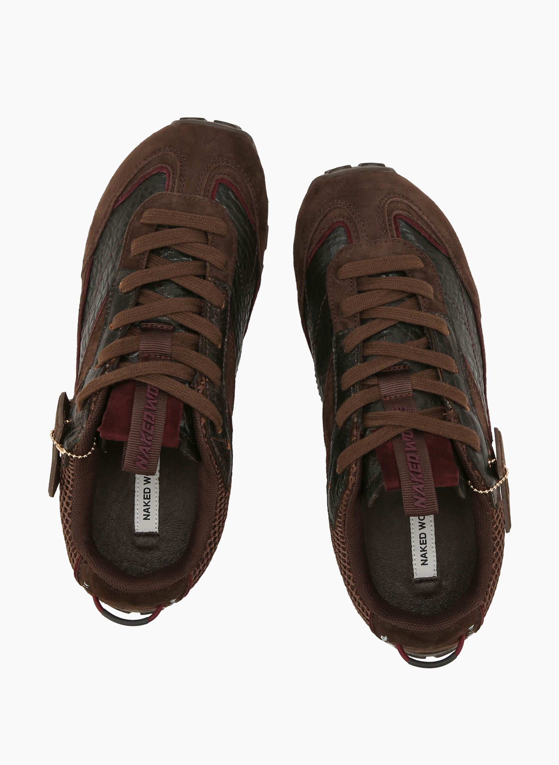 Baskets luxury | Marron NAKED WOLFE Femme