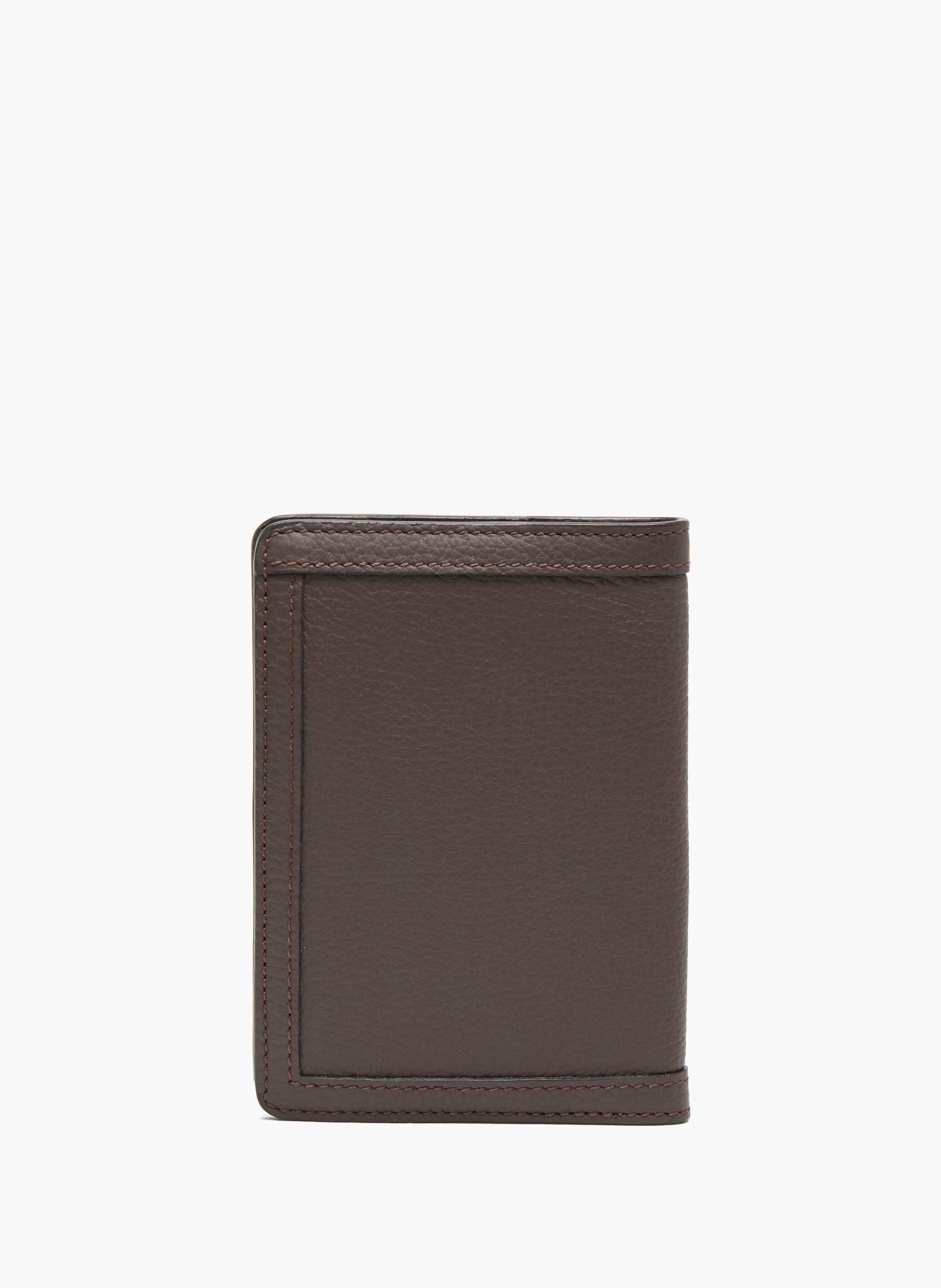 Porte-passeport charlie de lancel en cuir LANCEL Gris