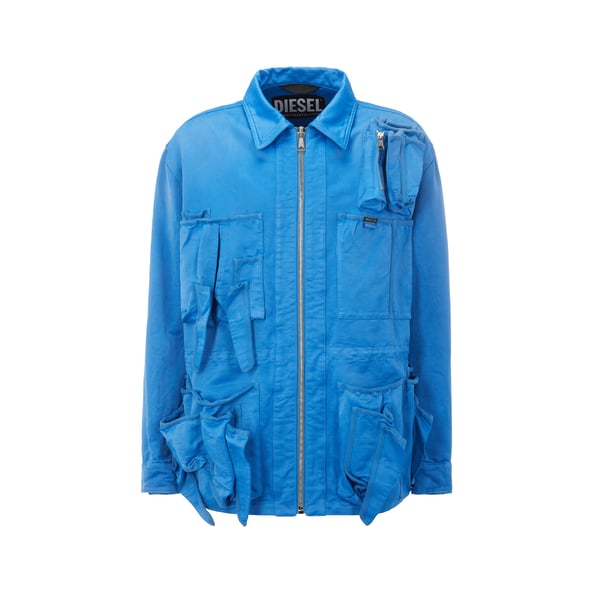 Veste utilitaire en satin