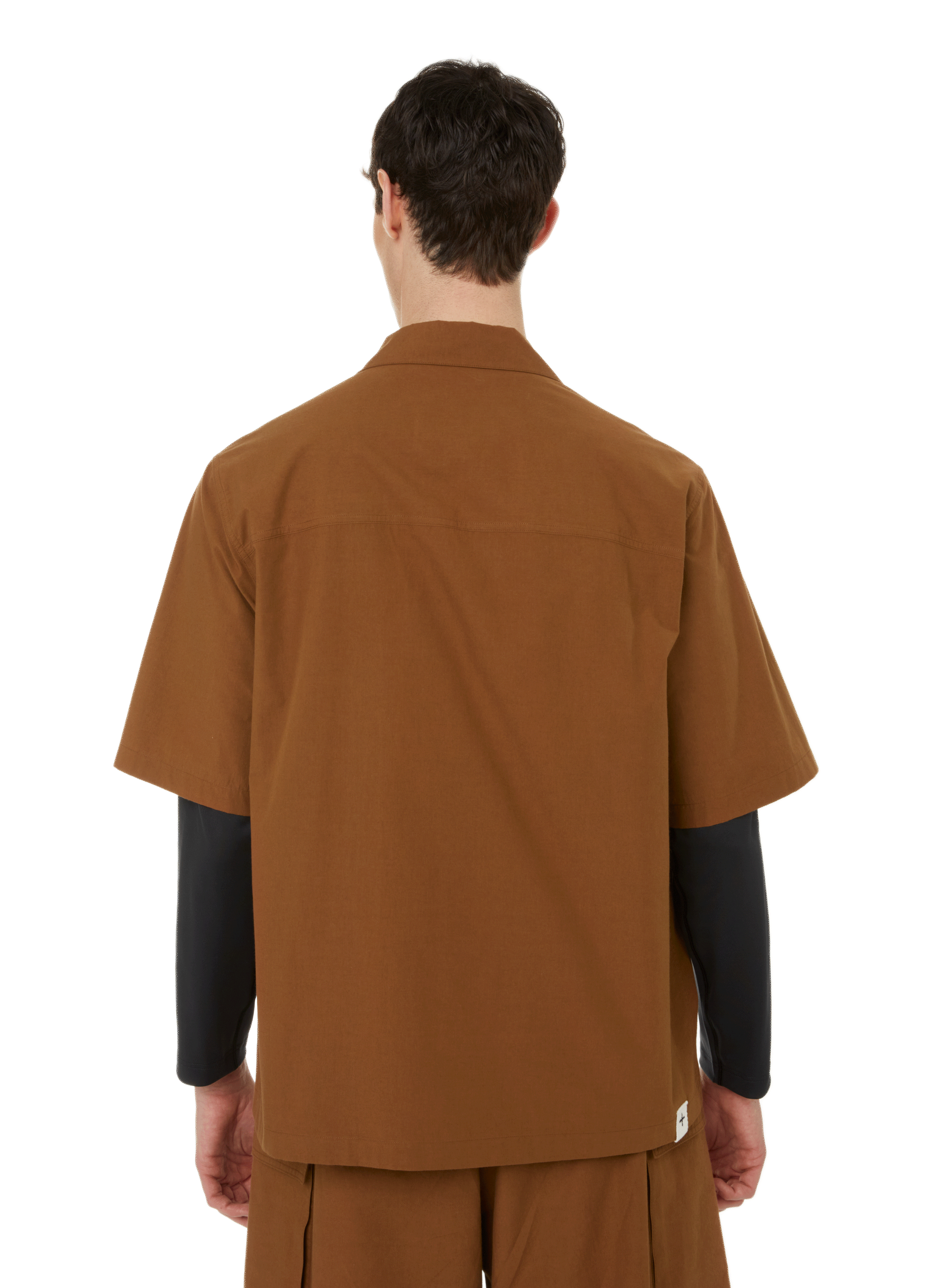 Chemise en coton  JIL SANDER Marron