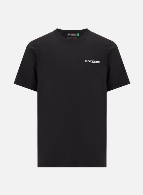 Baumwoll-T-Shirt SchwarzDOCKERS 