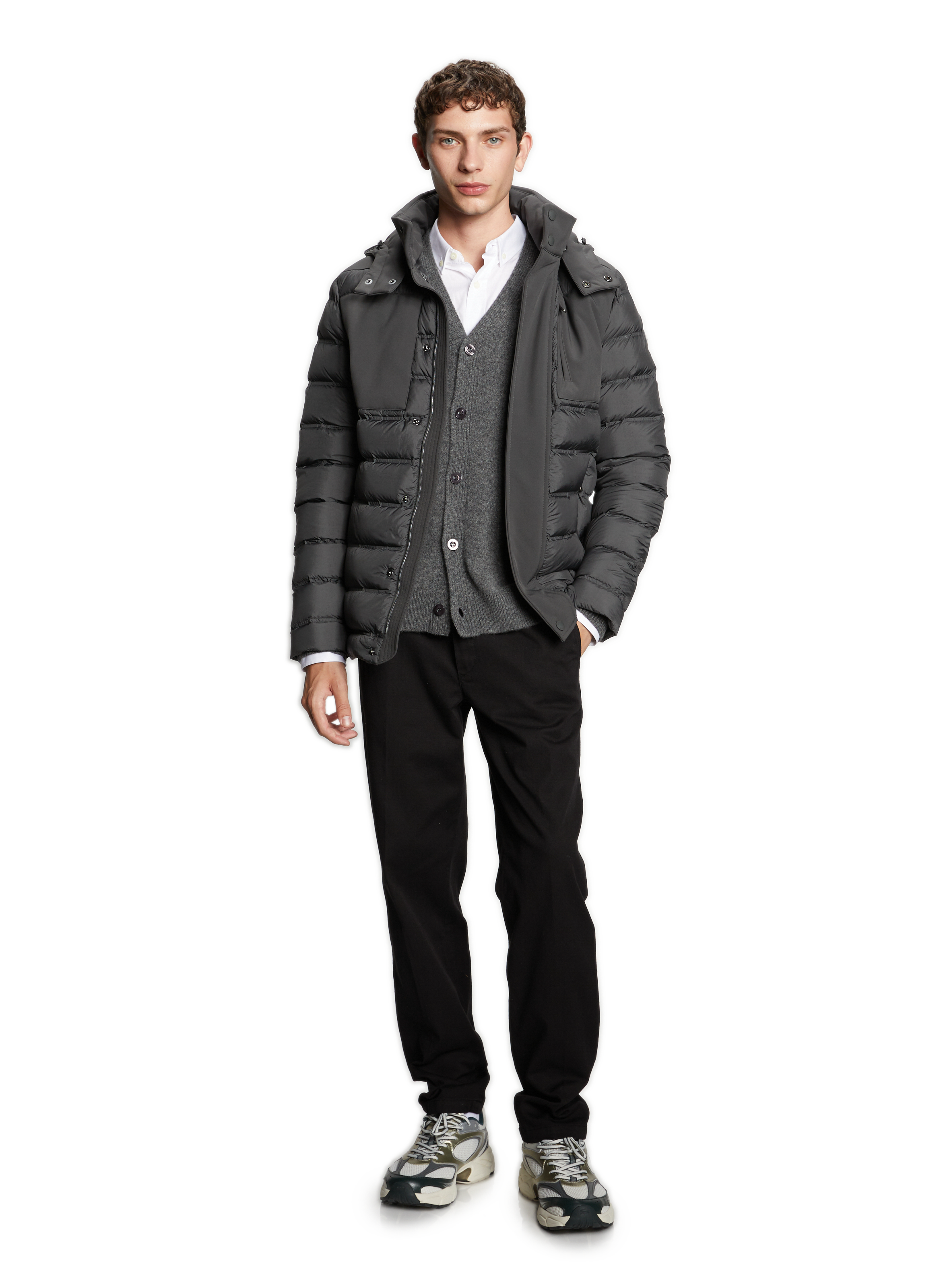 Cardigan en laine vierge  MAISON LABICHE Gris