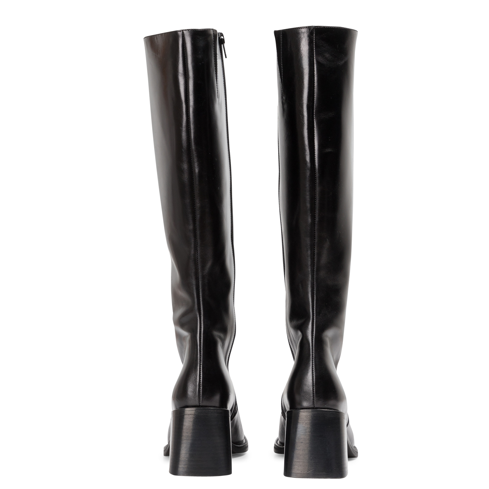 Bottes en cuir diou JONAK Noir