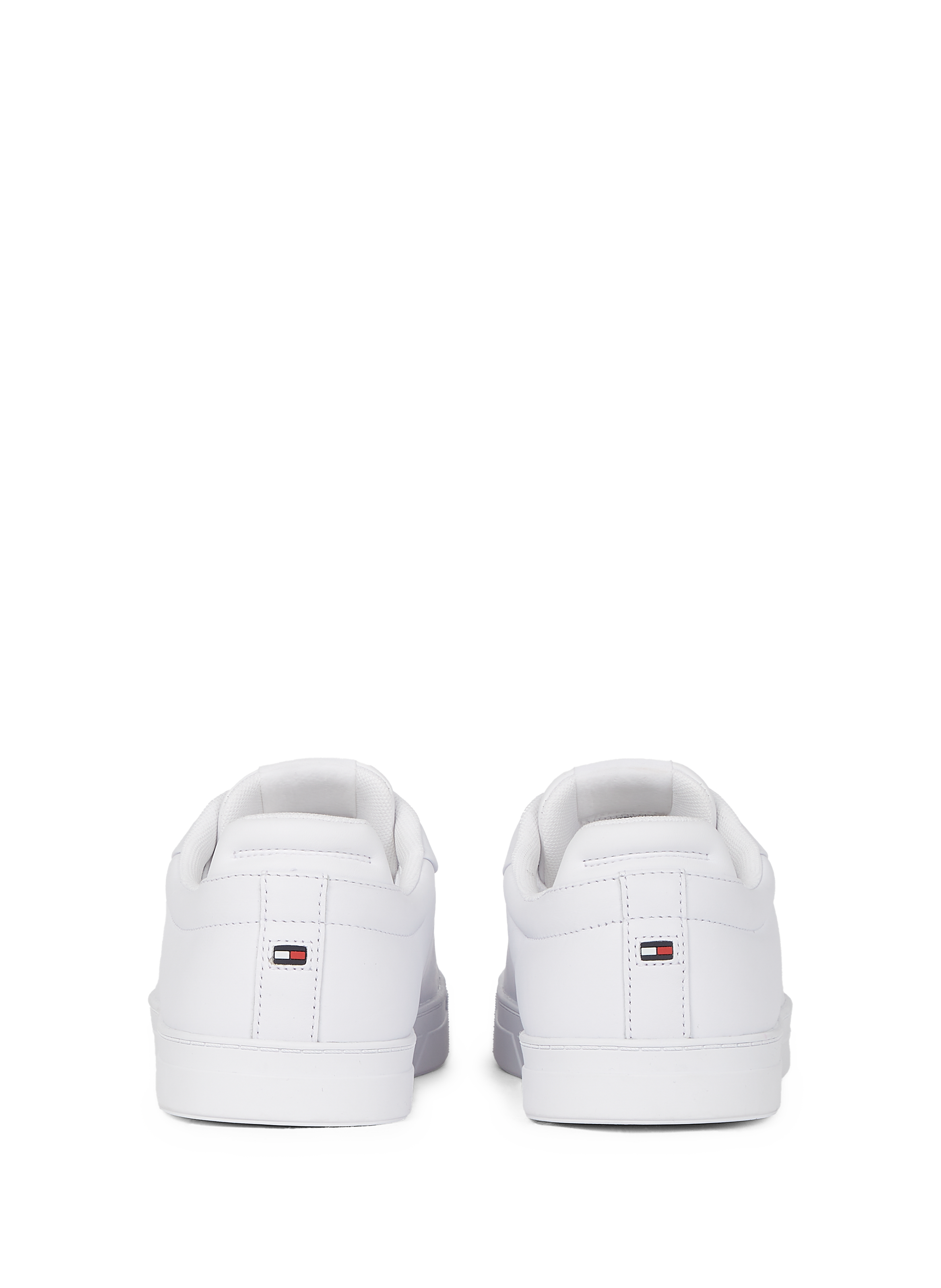 Essential leather sneakers TOMMY HILFIGER White
