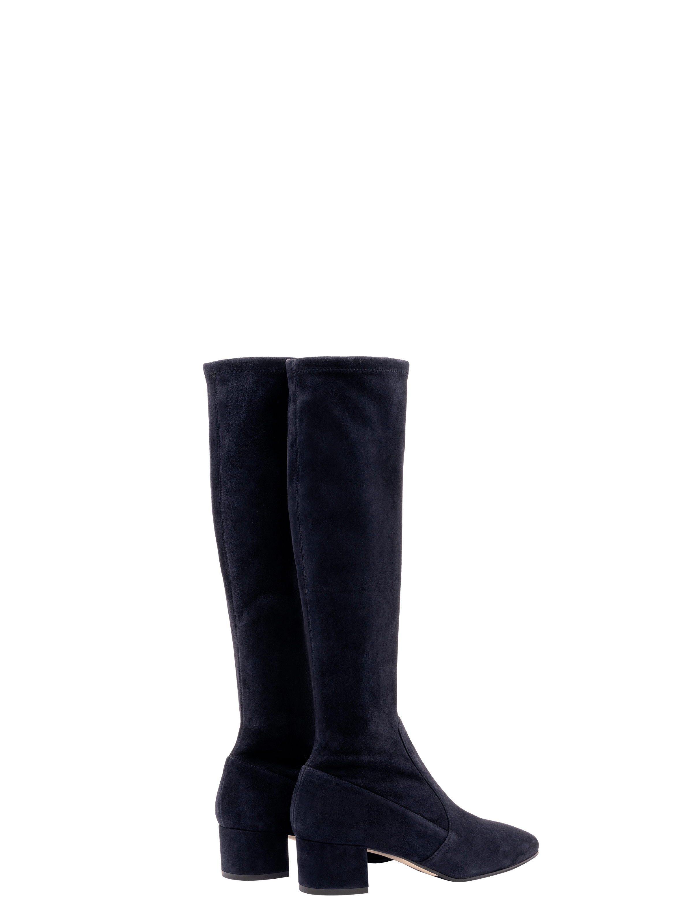 Bottes victoria en velours stretch PARALLELE Bleu