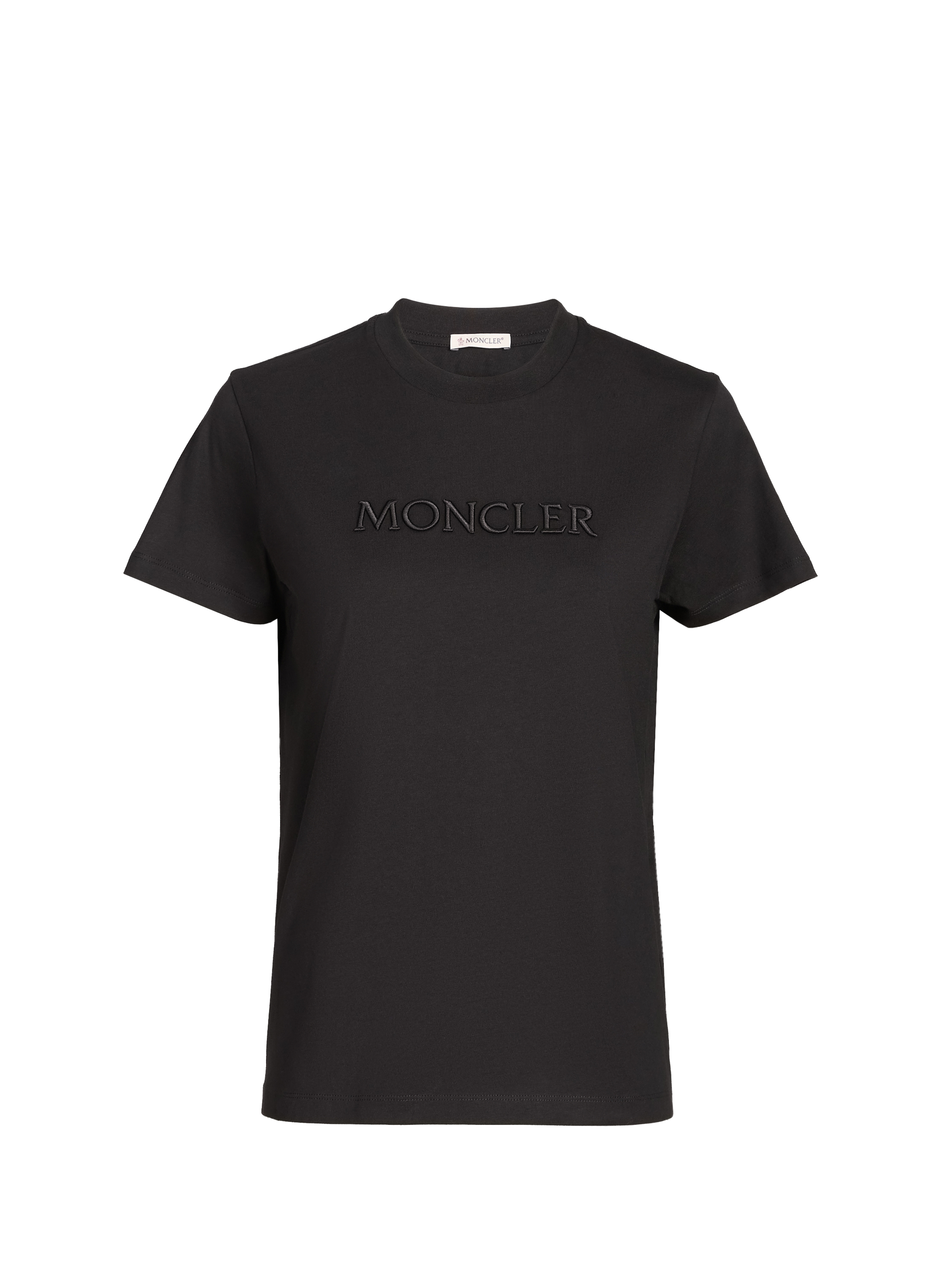 Cotton Logo T-shirt MONCLER Black