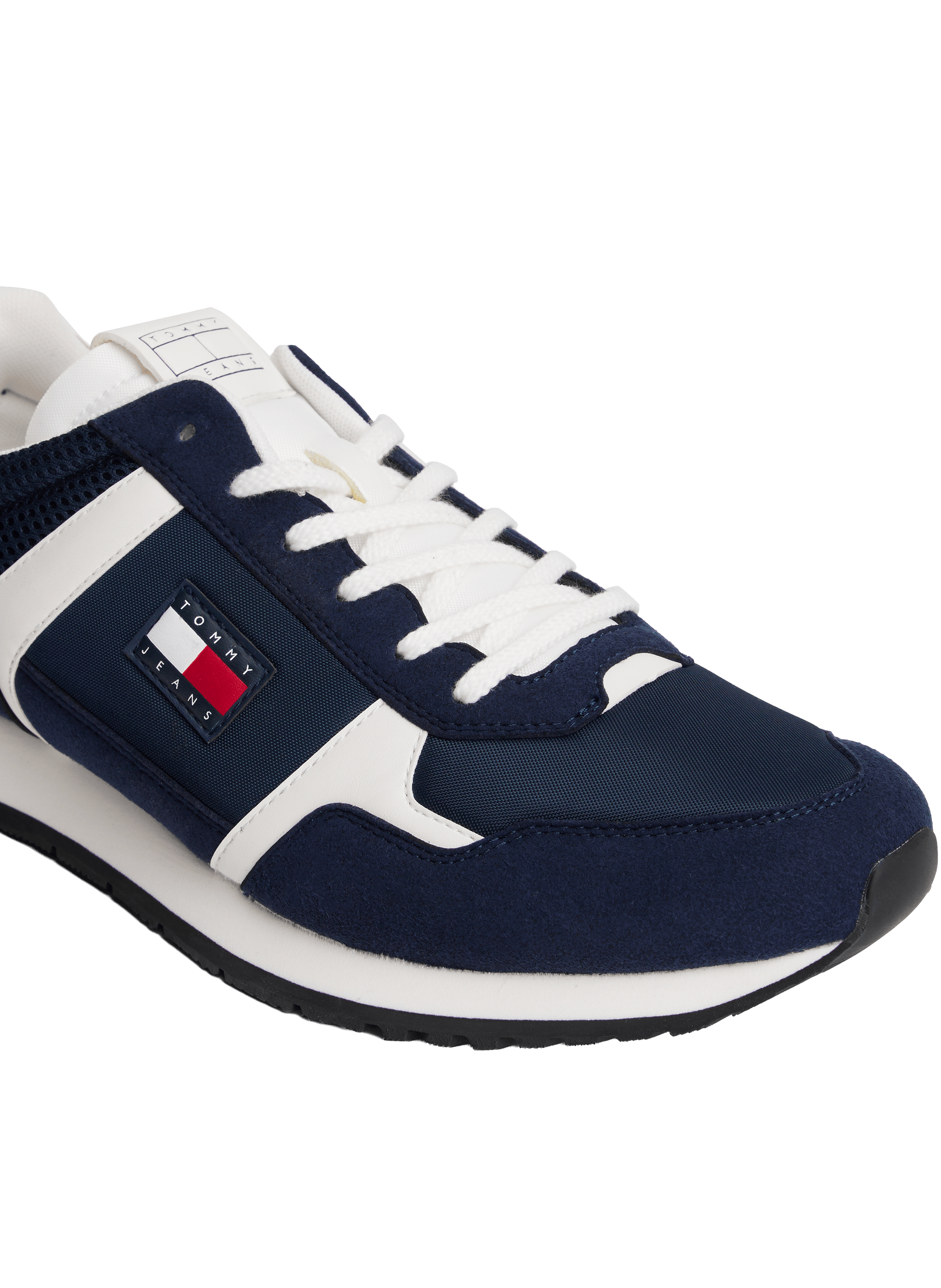 Multitexture sneakers TOMMY HILFIGER Blue