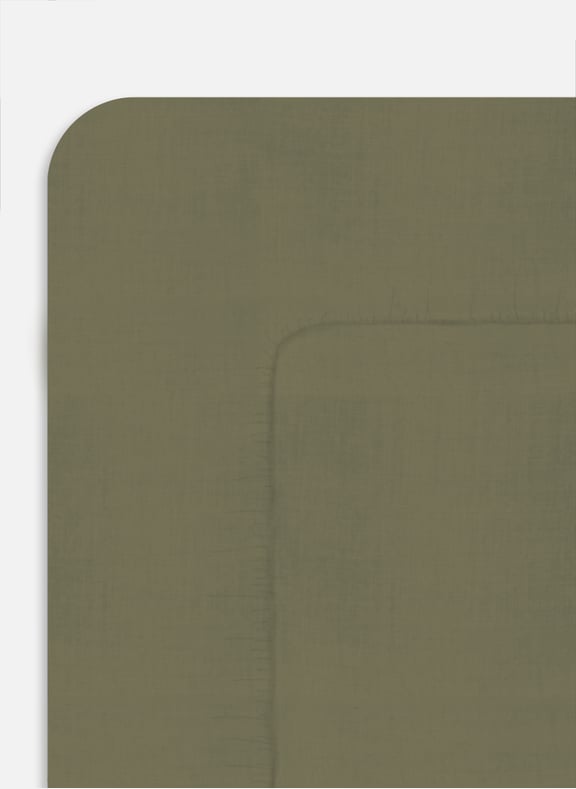 Fitted sheet Green by AU PRINTEMPS PARIS AU PRINTEMPS PARIS Fitted sheet Green