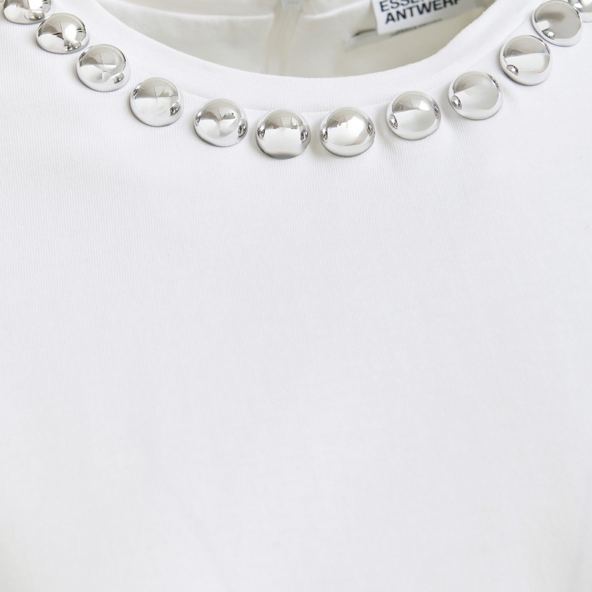 Top droit en coton Intenso ESSENTIEL ANTWERP Blanc