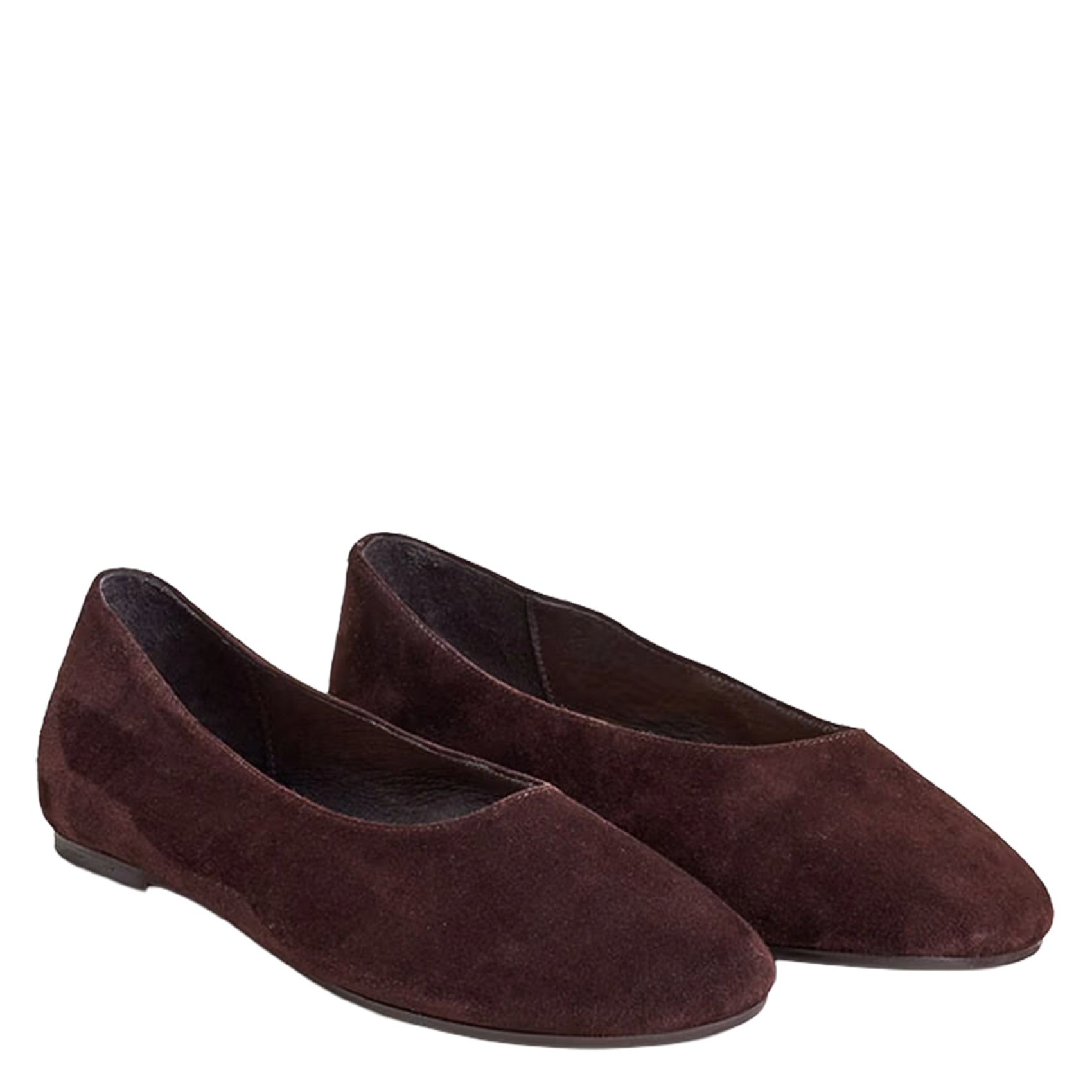 Ballerines en cuir derline JONAK Marron