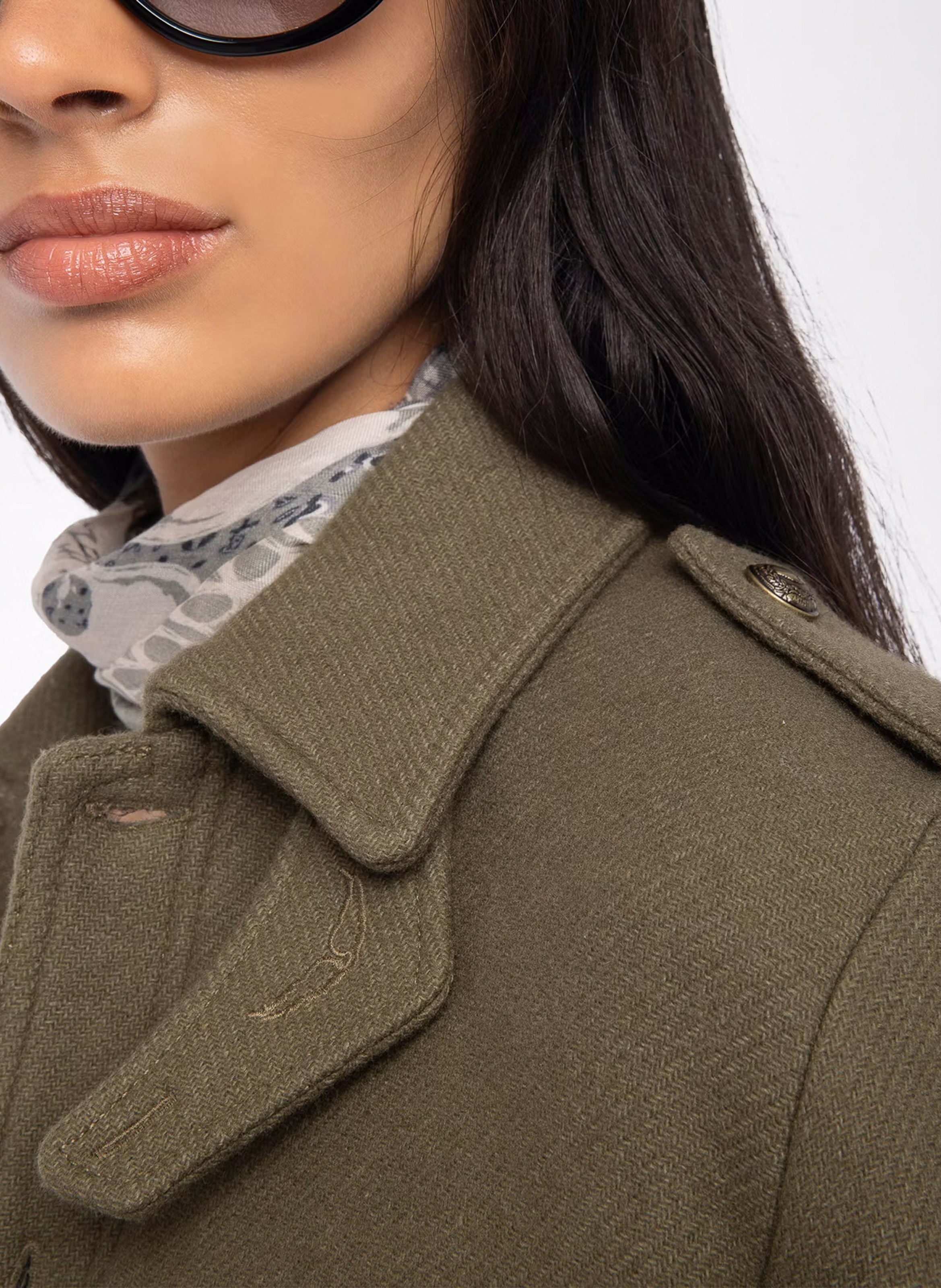 Veste col classique en laine mélangée veram ZADIG&VOLTAIRE Vert