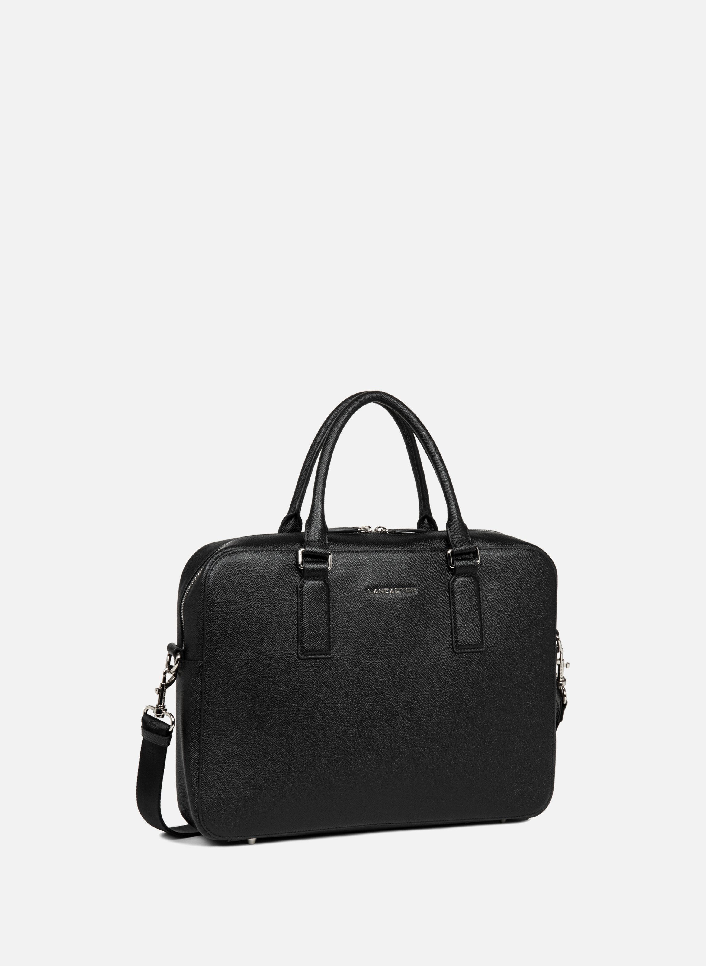 Portfolio document holder bag - Delphino Lucas LANCASTER Black
