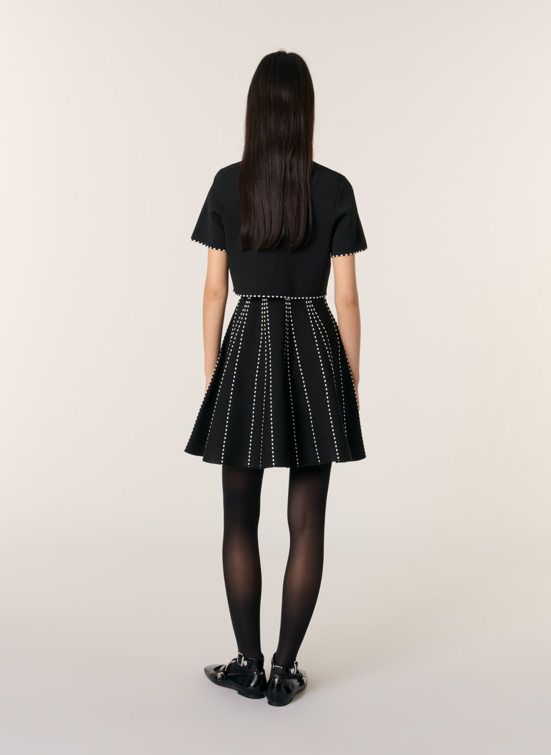 Cardigan col rond MAJE Noir