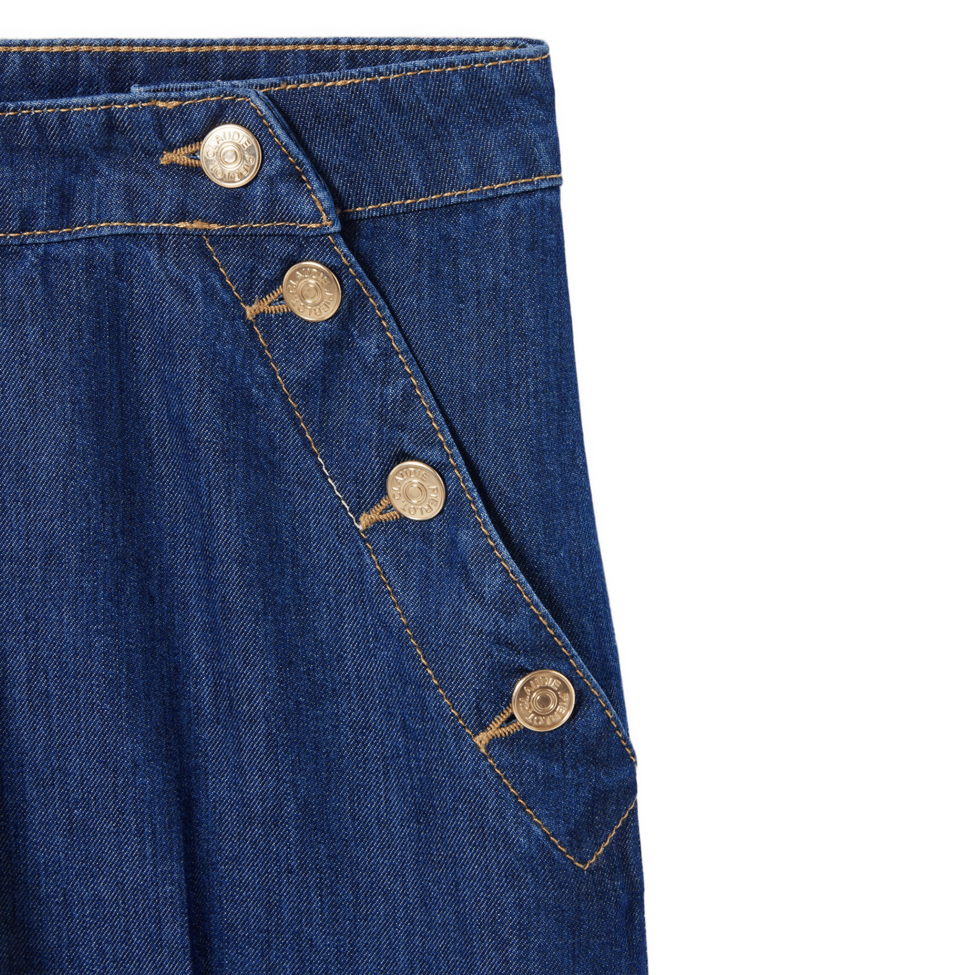 Jean à pont large CLAUDIE PIERLOT Bleu