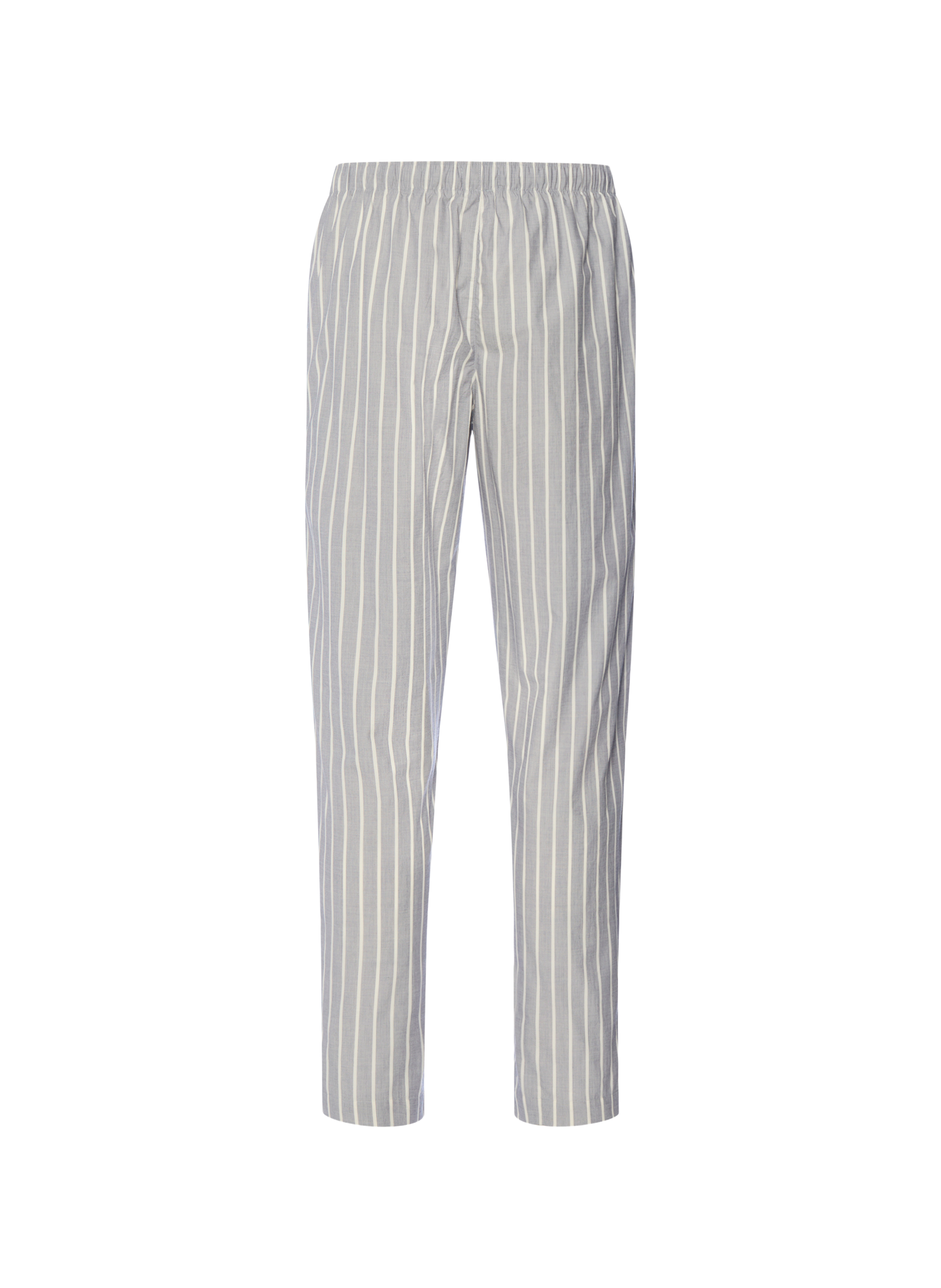 Straight striped cotton pants HANRO Grey