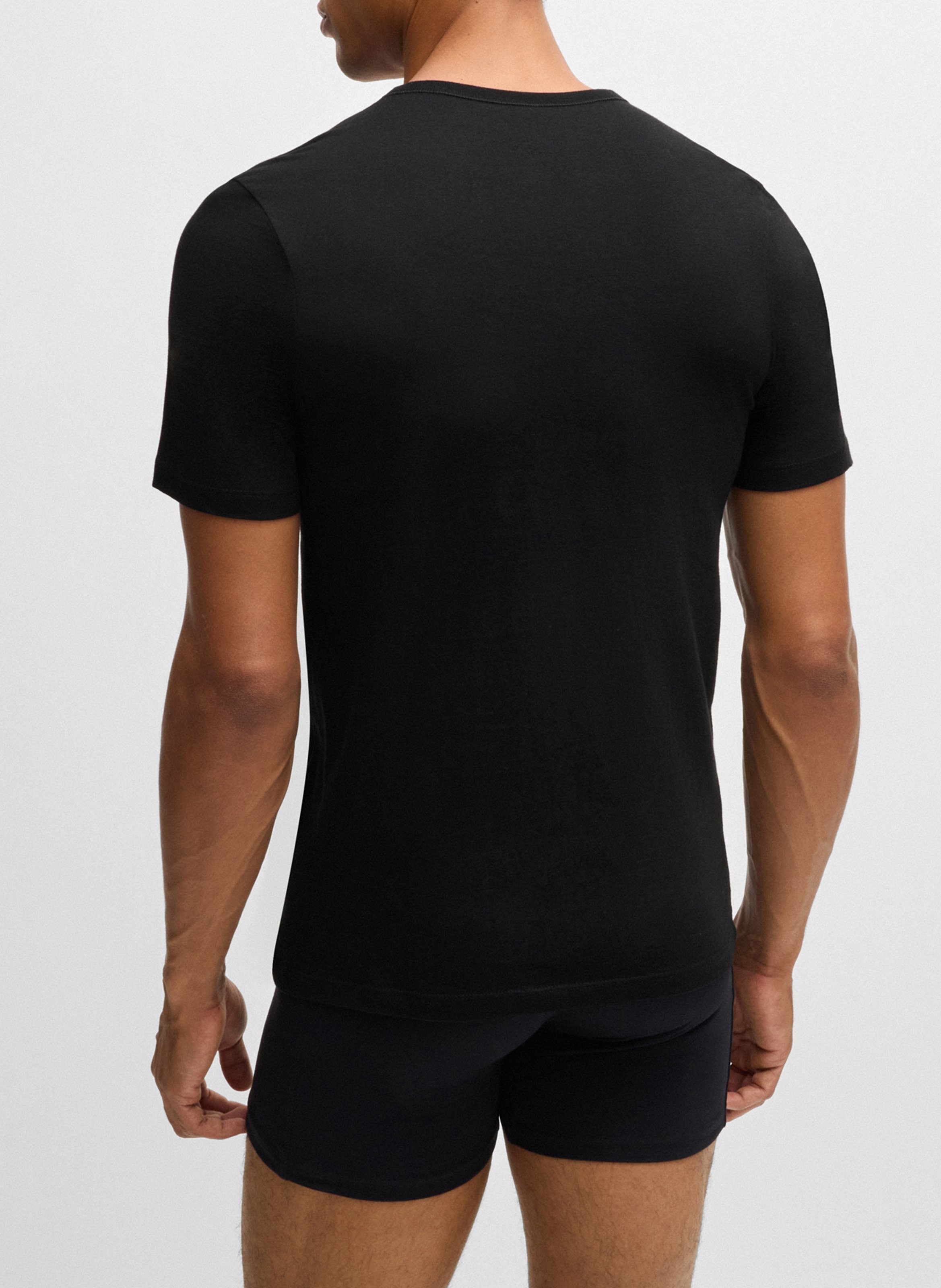 Lot de 3 tee-shirt col rond en coton BOSS Multicolore