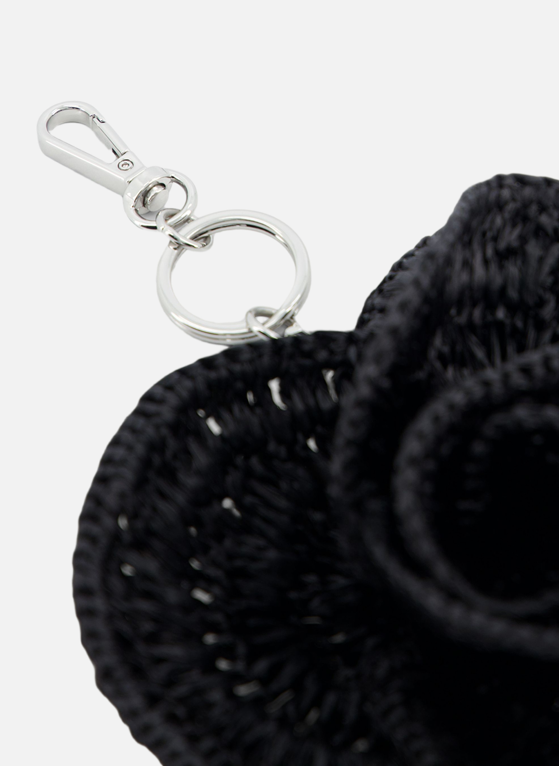 Bijou de sac fleur en raphia THE KOOPLES Noir