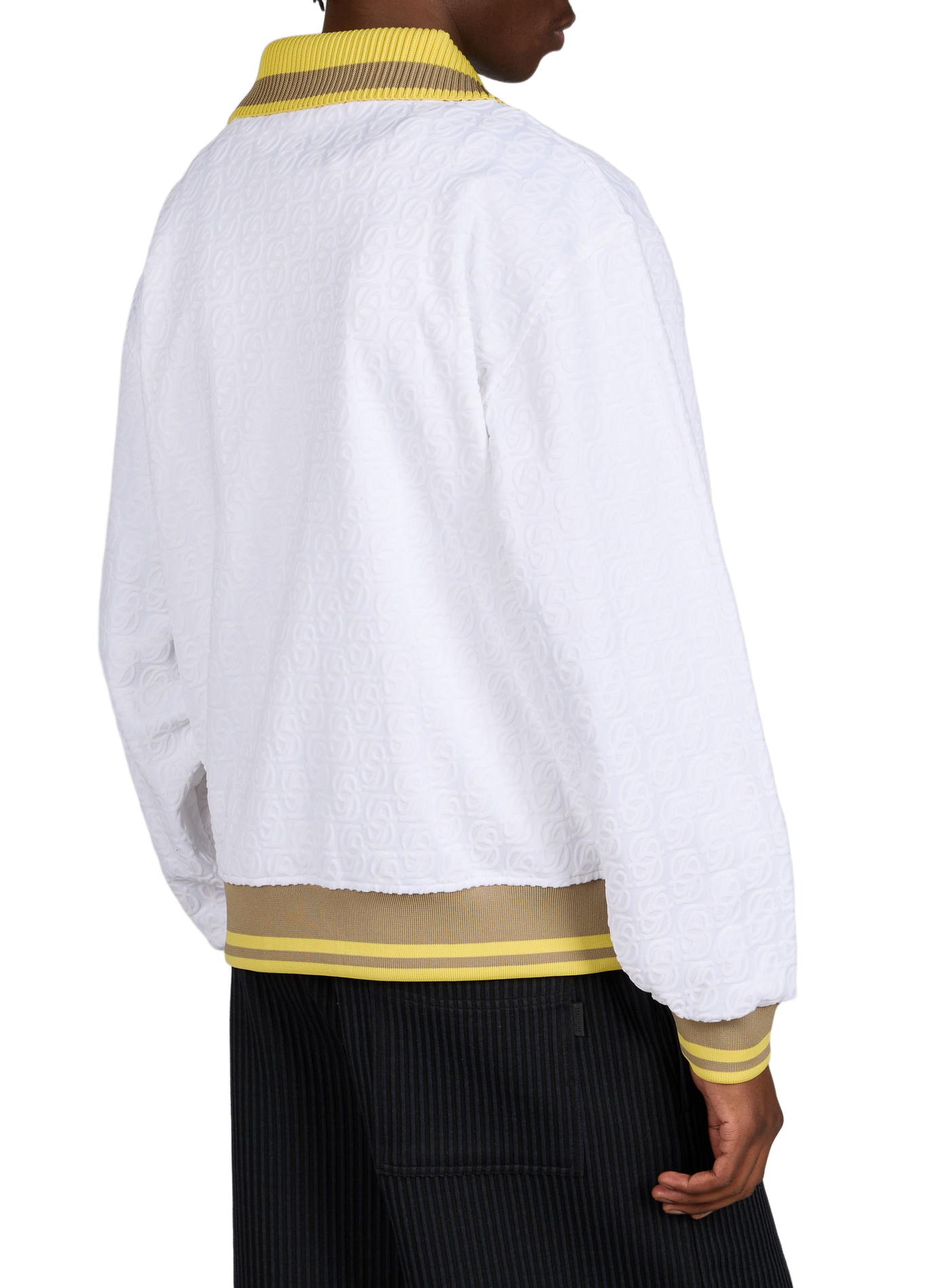 Veste de survêtement monogrammée DROLE DE MONSIEUR Blanc