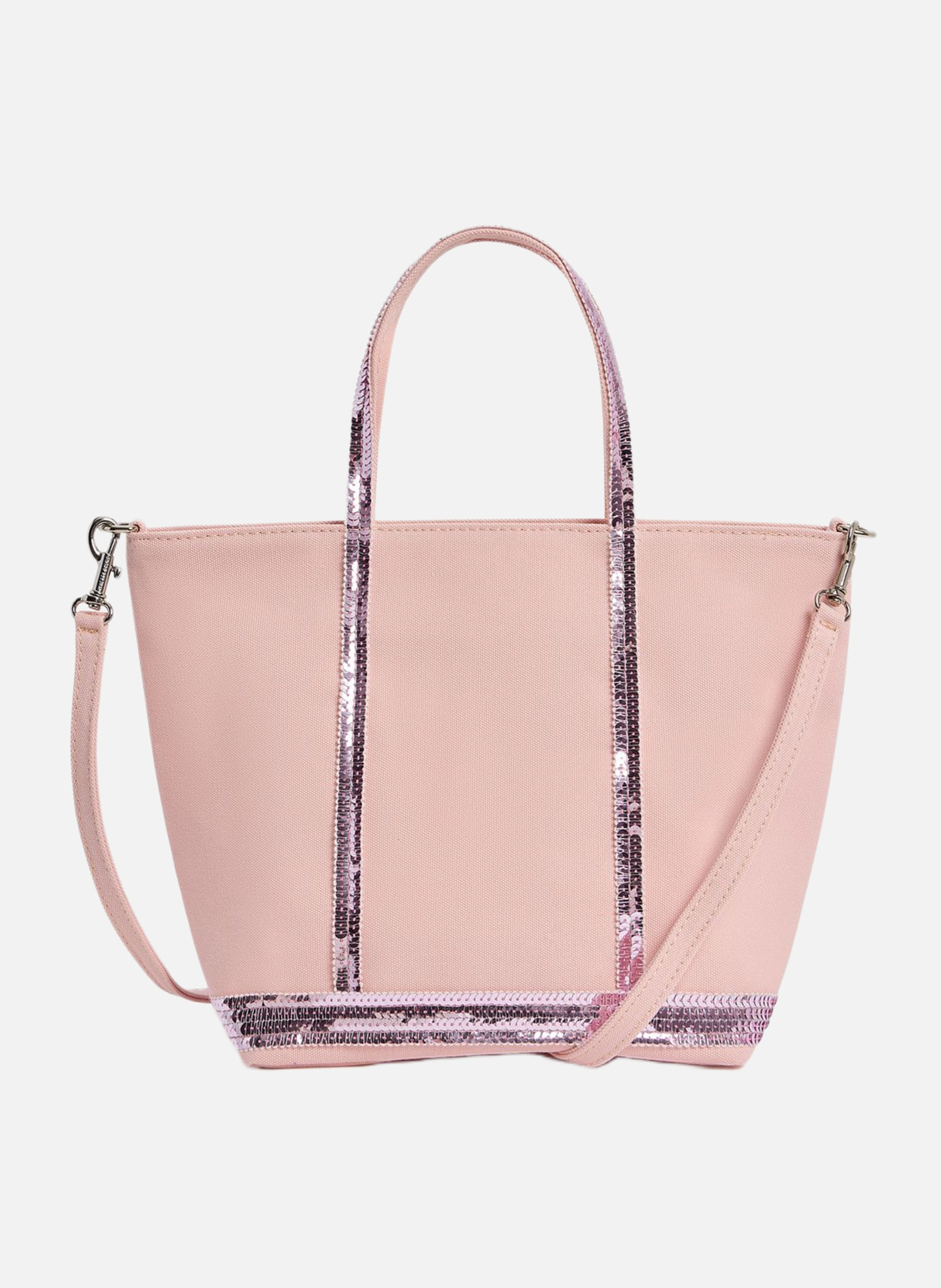 Cabas s zippé en toile VANESSA BRUNO Violet