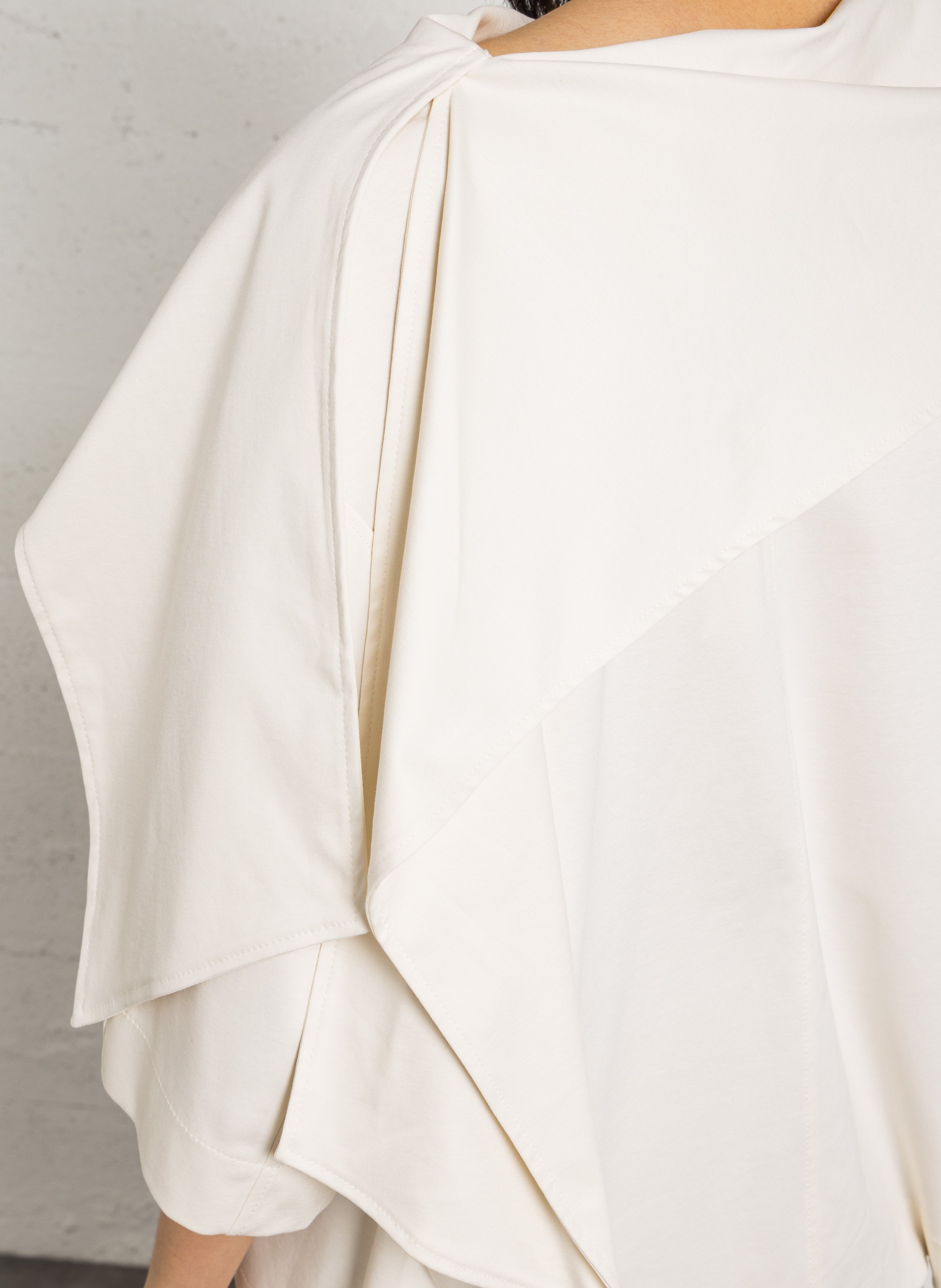 Top col rond en coton bio helena SOEUR Blanc