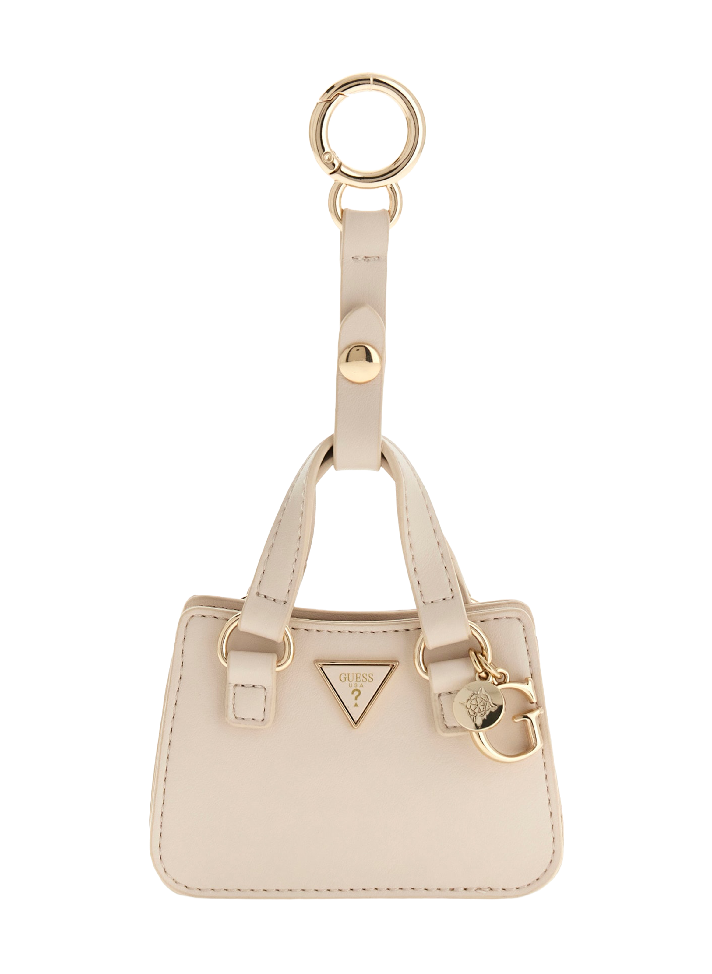 ¨Porte-clés Miscellaneous petit sac GUESS Beige