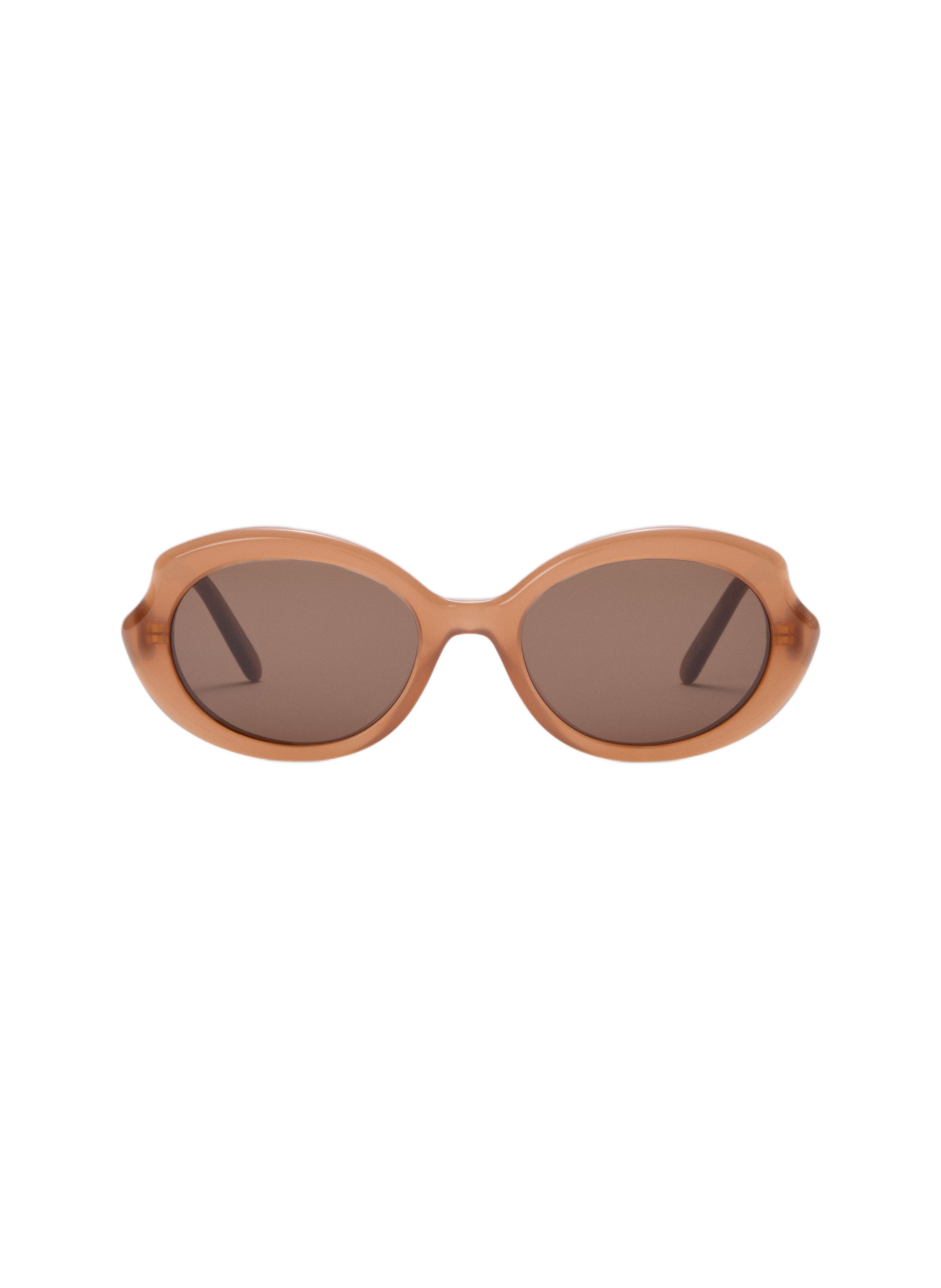 Lunettes de soleil fines Mini Oval Slim LOEWE Marron