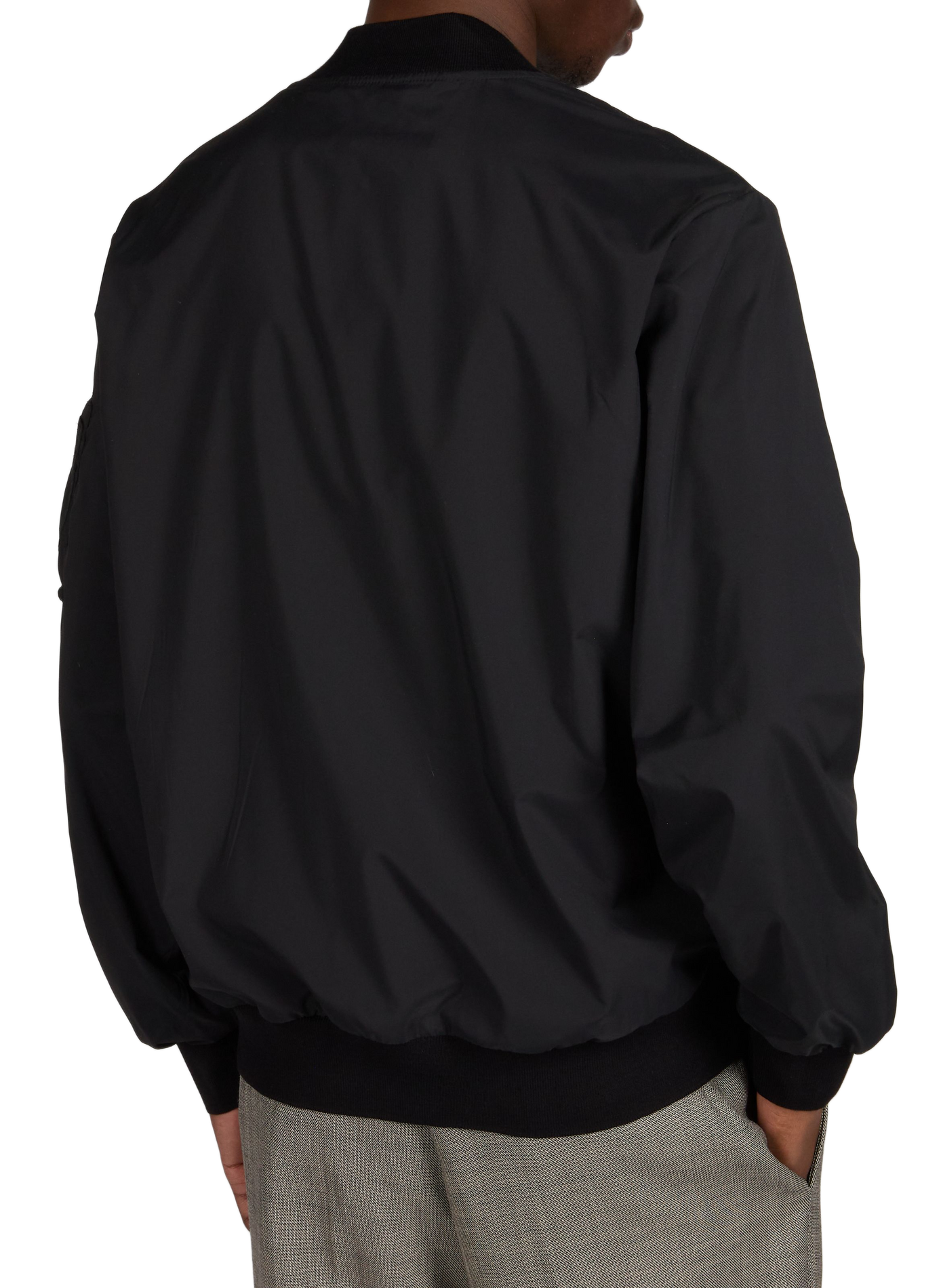 Zip-up logo bomber BOMBERS ORIGINAL Black