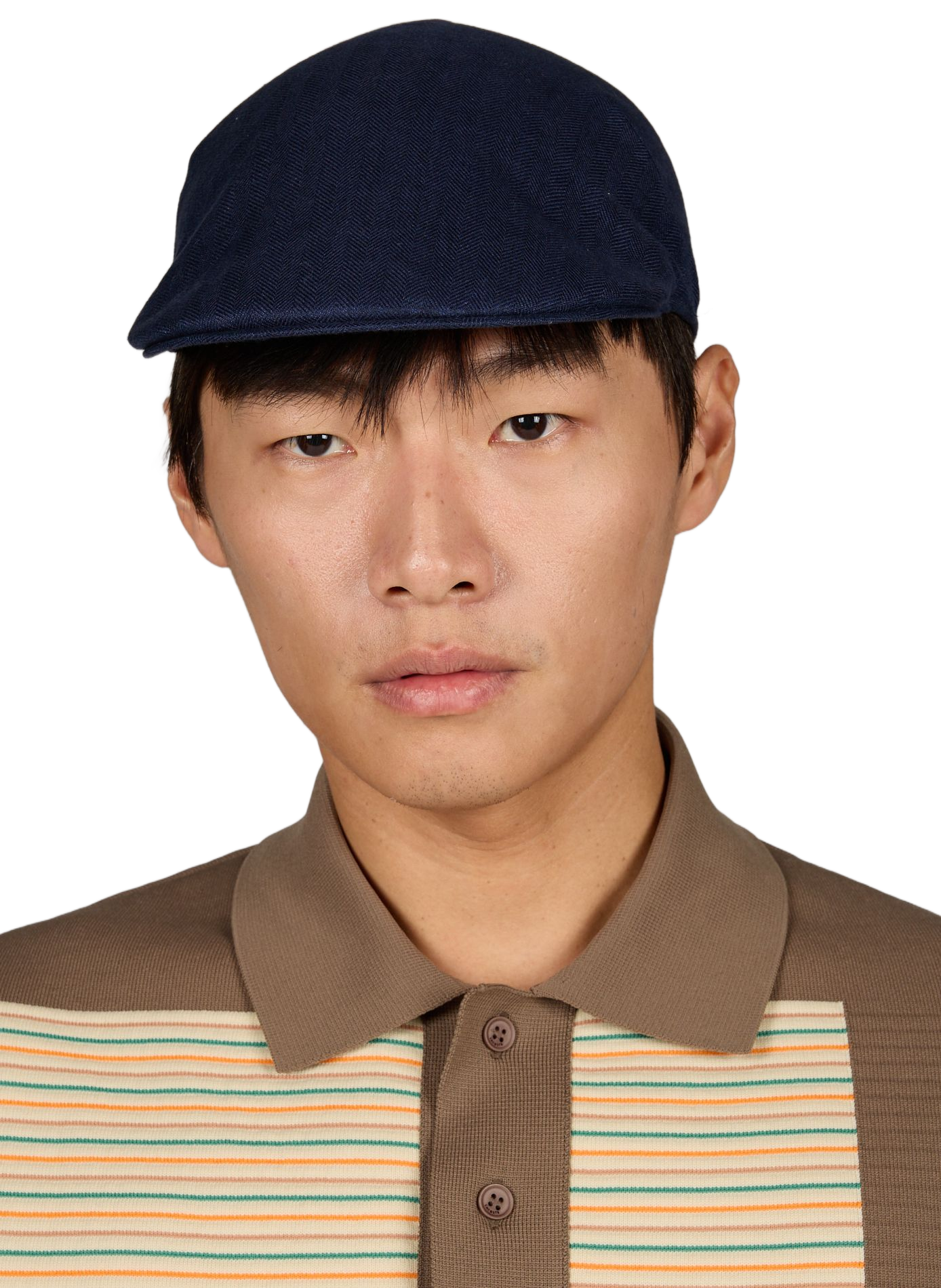 Mütze aus Leinen von Parigi. BORSALINO Blau