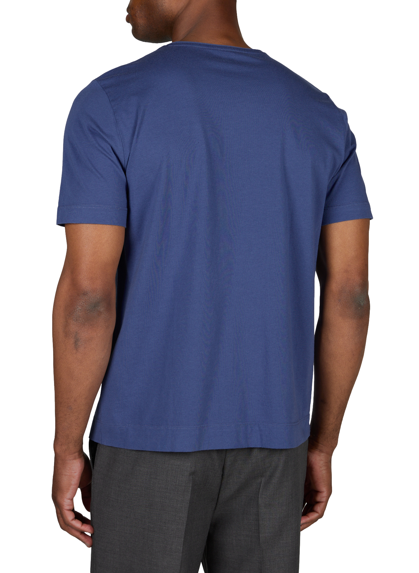 Einfarbiges Baumwoll-T-Shirt LAFAURIE Blau
