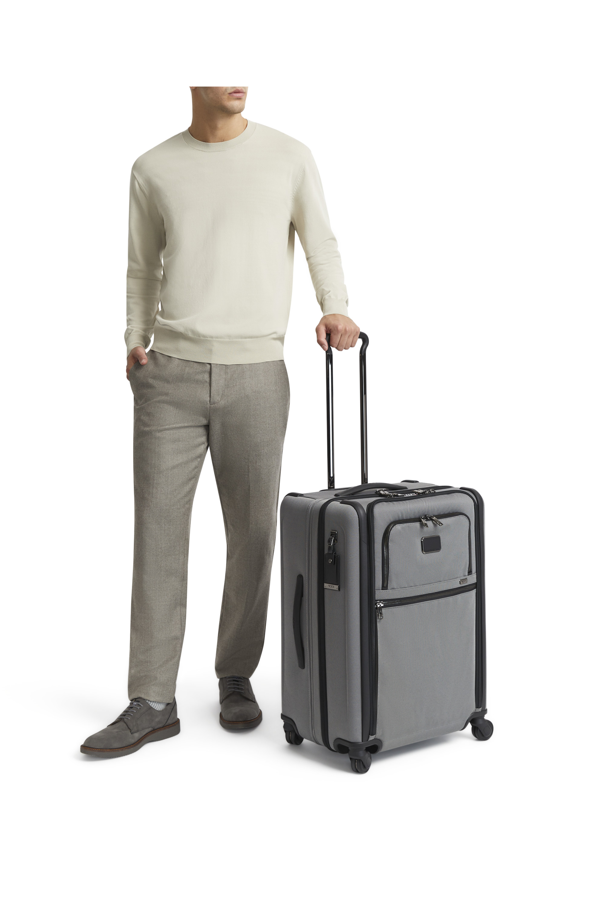 Tumi alpha valise 4 roues taille m TUMI Gris