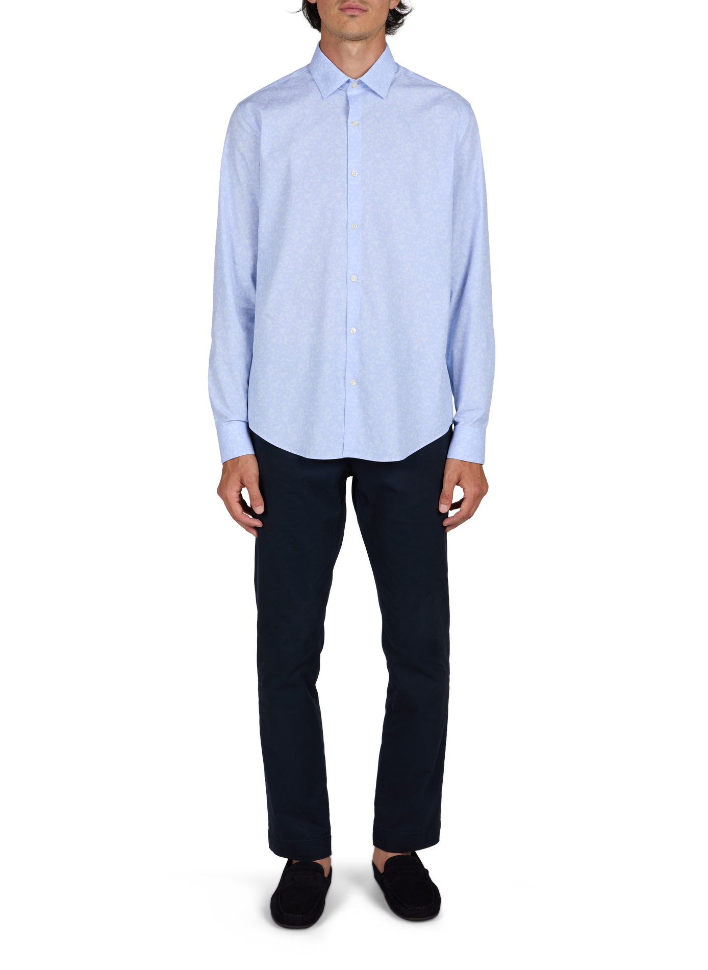Jacquard straight shirt CALVIN KLEIN Blue