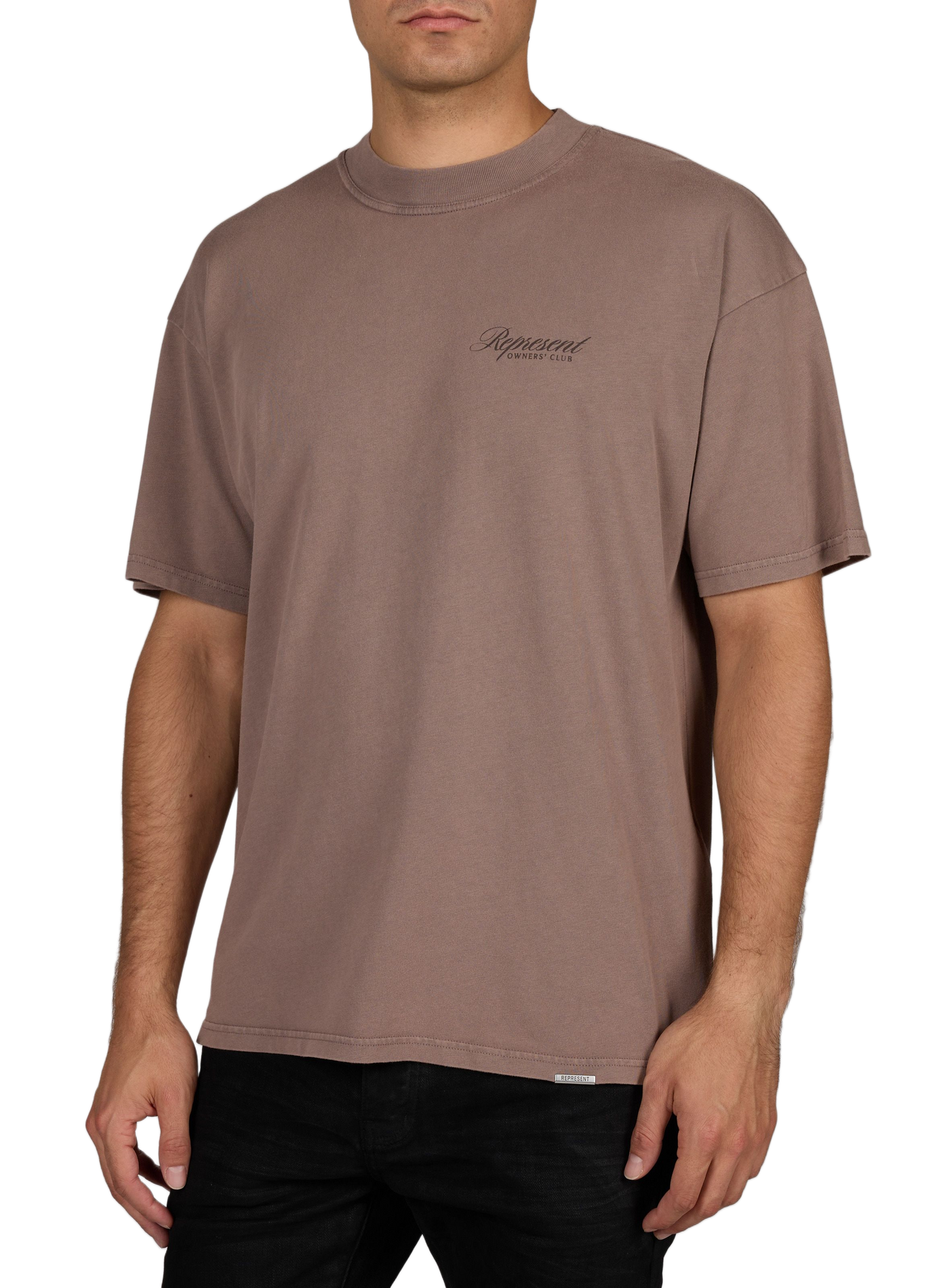 Tee-shirt en coton REPRESENT Marron